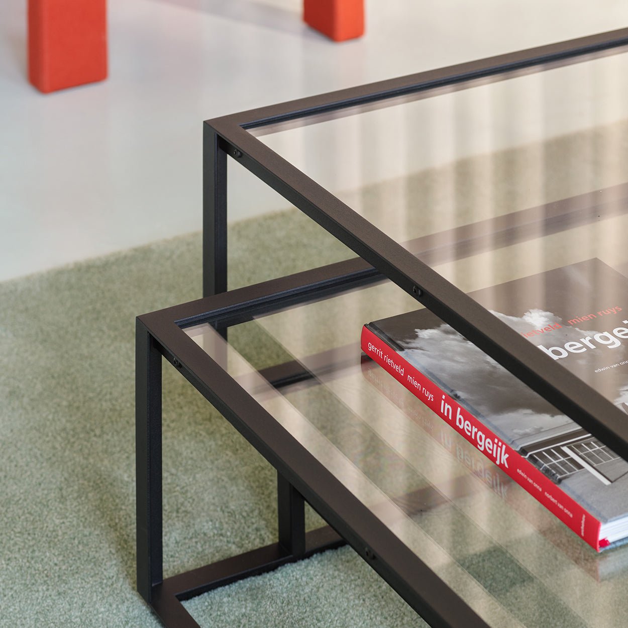 Modern Tangled Square Coffee Table by Spectrum Design - Stylish & Functional Centerpiece for Living Room, Lounge, or Office Decor