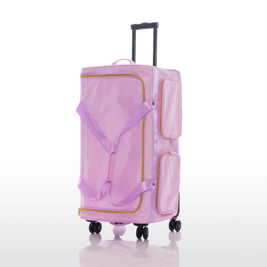 Rac n Roll Medium Pink Bag with Built-in Storage - Stylish and Functional Handbag for Women, Perfect for Work, Travel, and Everyday Use