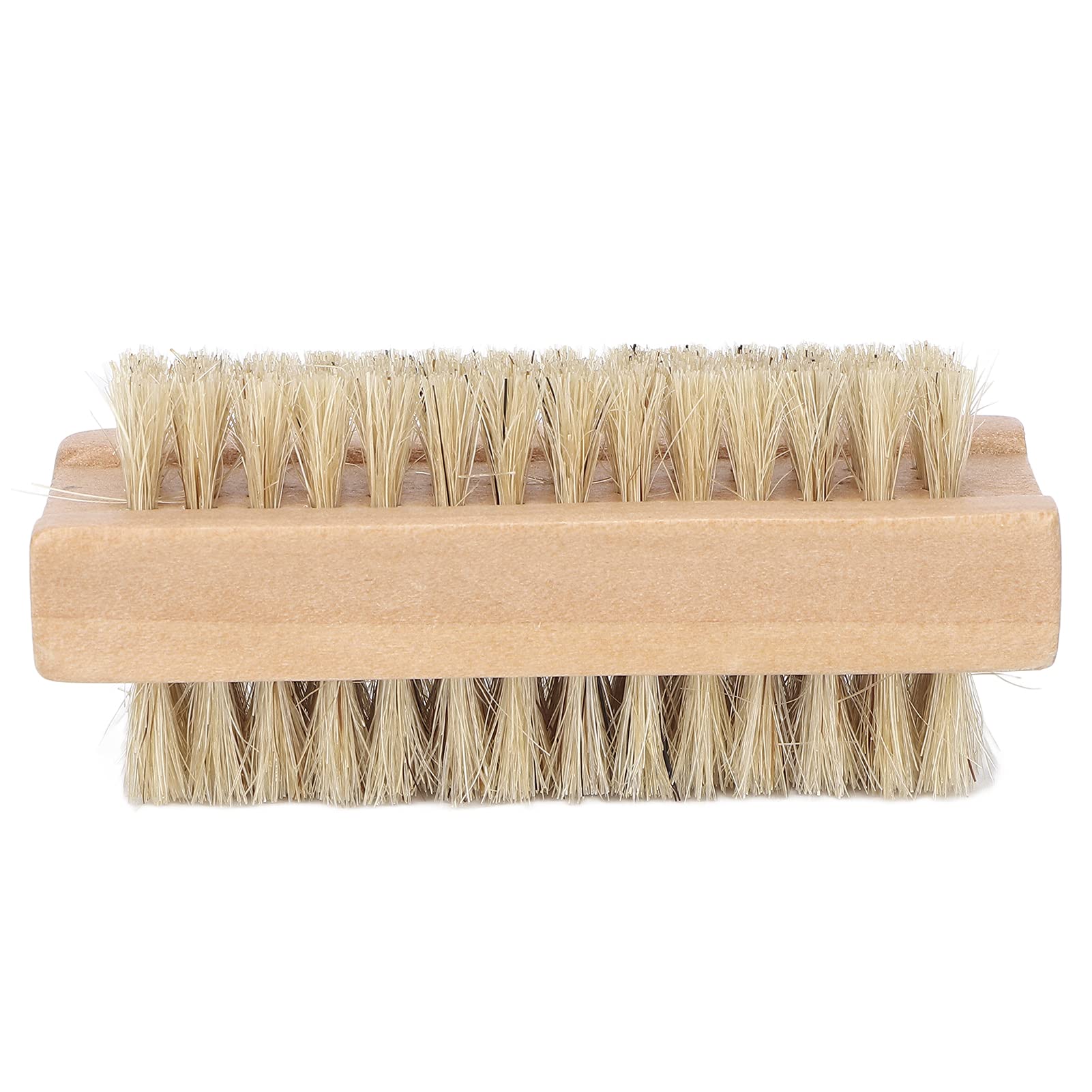 Double-Sided Wooden Nail Cleaner Brush for Manicure & Pedicure - Cuticle Scrubber, Fingernail & Toenail Cleaning Kit - Perfect for Home Spa, Salon Care & Travel Hygiene