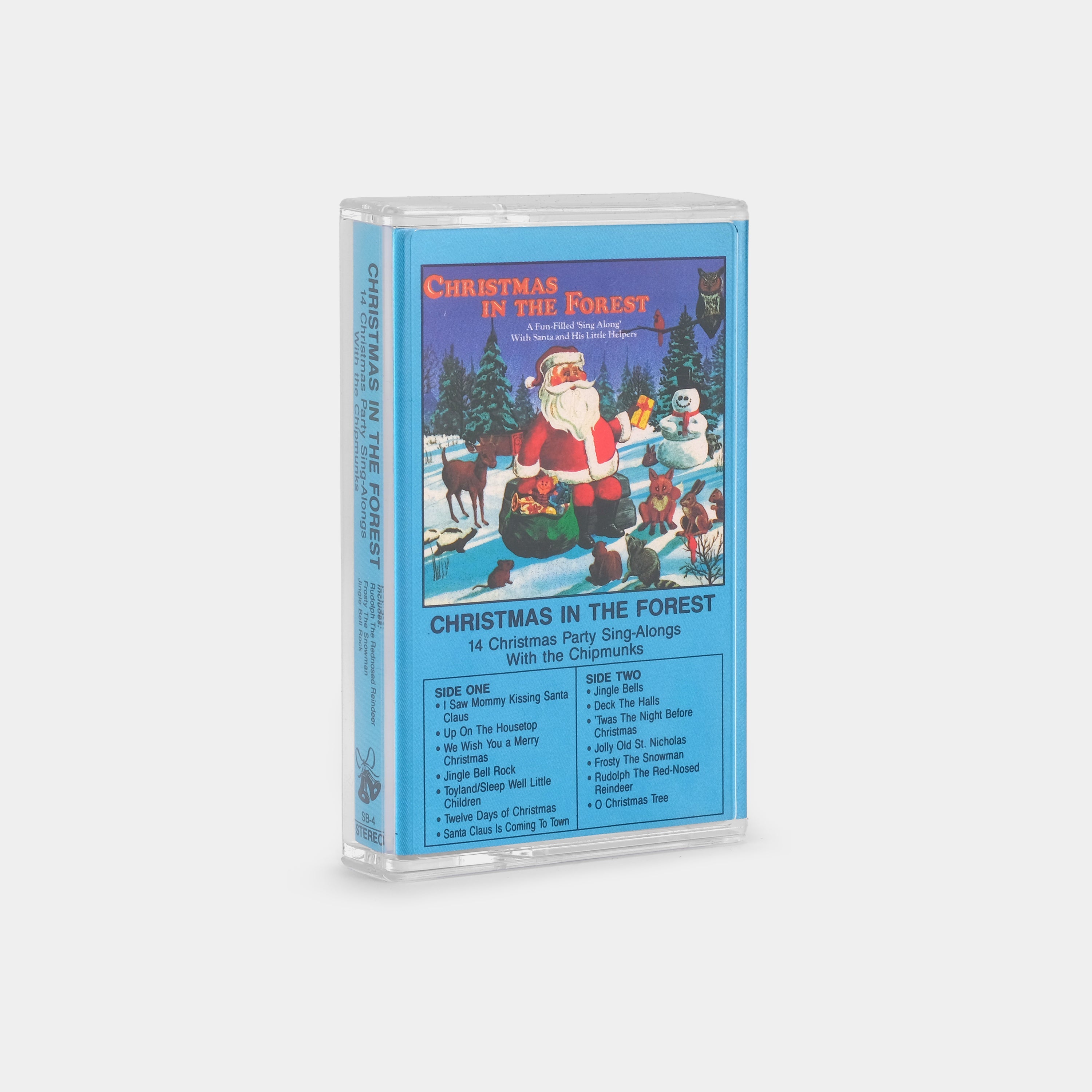 Christmas In The Forest: 14 Festive Holiday Party Sing-Along Songs with The Chipmunks (Cassette Tape) - Perfect for Family Gatherings, Christmas Celebrations & Nostalgic Music Lovers
