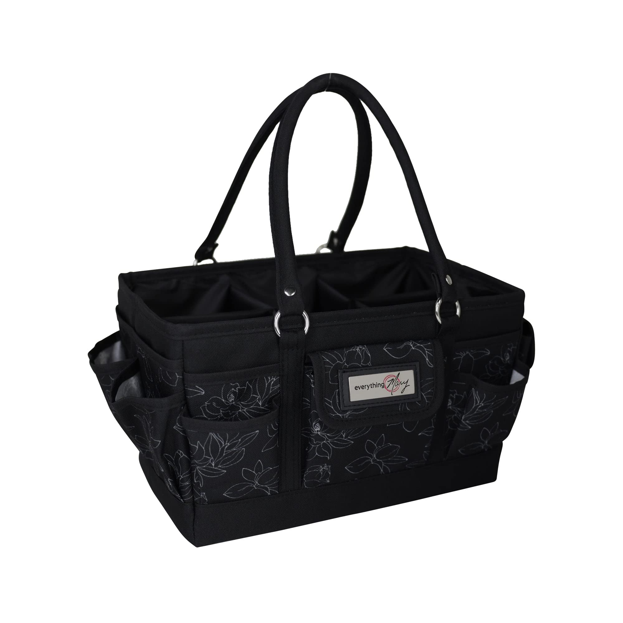 Everything Mary Deluxe Collapsible Storage Organizer with Handles - Multipurpose Foldable Tote for Diapers, Toys, Office Supplies & Travel Essentials | Perfect for Nursery, Car, Home & On-the-Go Organization