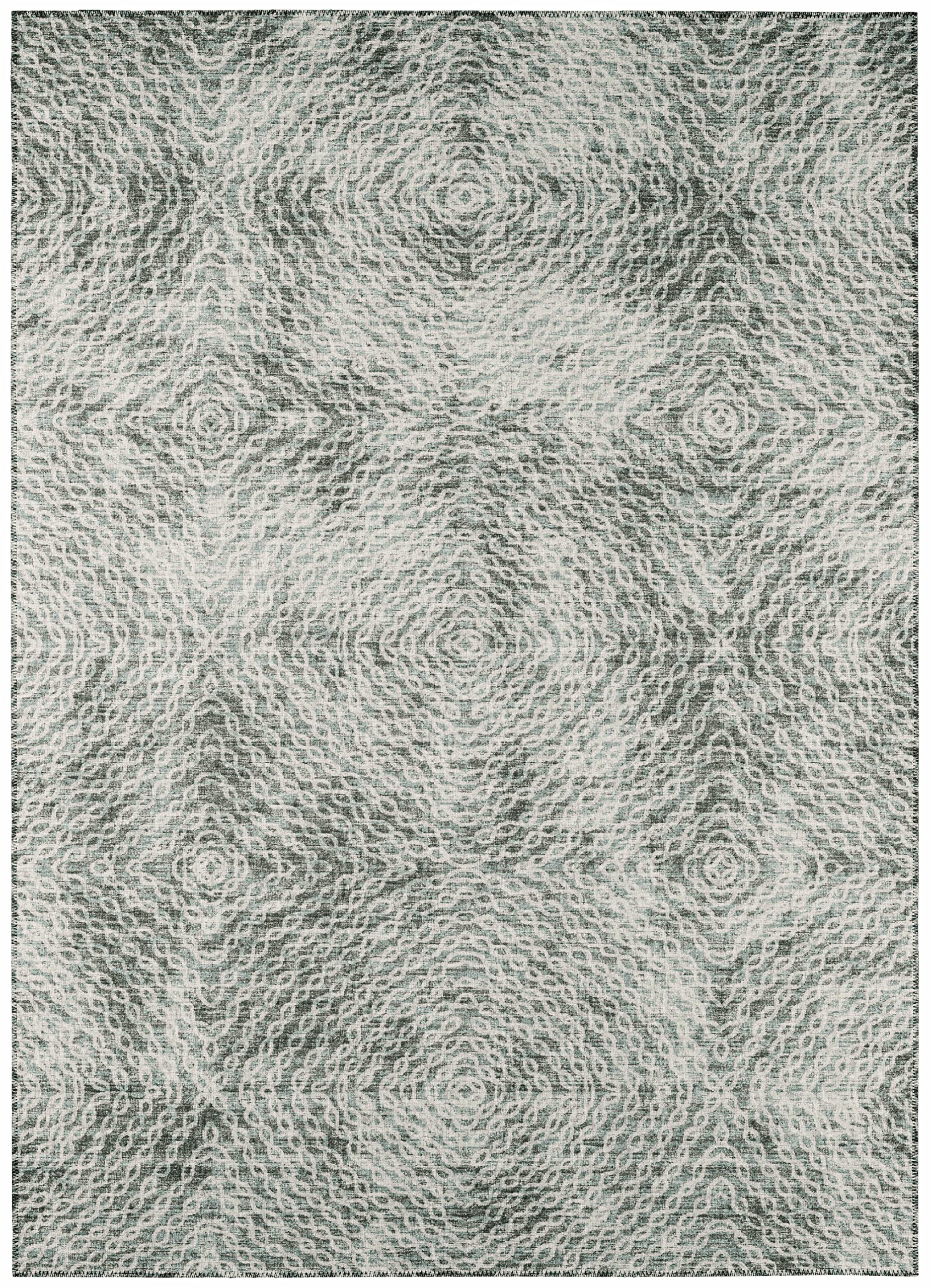 Addison Rugs Bravado ABV33 Ash Washable 9' x 12' Indoor Outdoor Area Rug - Machine Washable, Non-Shedding, Easy Clean - Perfect for Bedroom, Living Room, Dining Room, Kitchen, Entryway & Patio - Durable & Stylish Home Decor