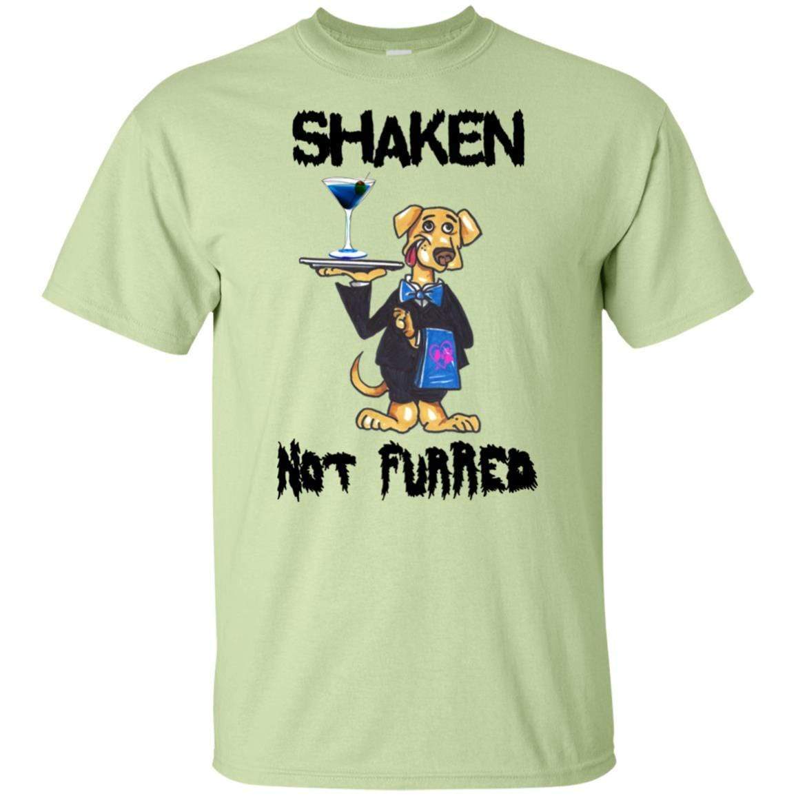 Shaken Not Furred Ultra Soft Cotton T-Shirt for Women | Funny Wine Lover Tee | Perfect for Wine Tasting, Girls Night Out & Casual Wear