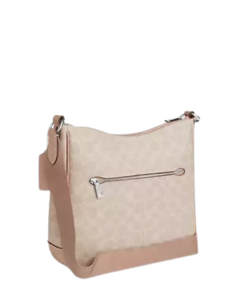 Coach Ellie File Bag in Signature Canvas with Stripe - Stylish Work Tote for Women | Perfect for Office, Business Meetings & Professional Carry