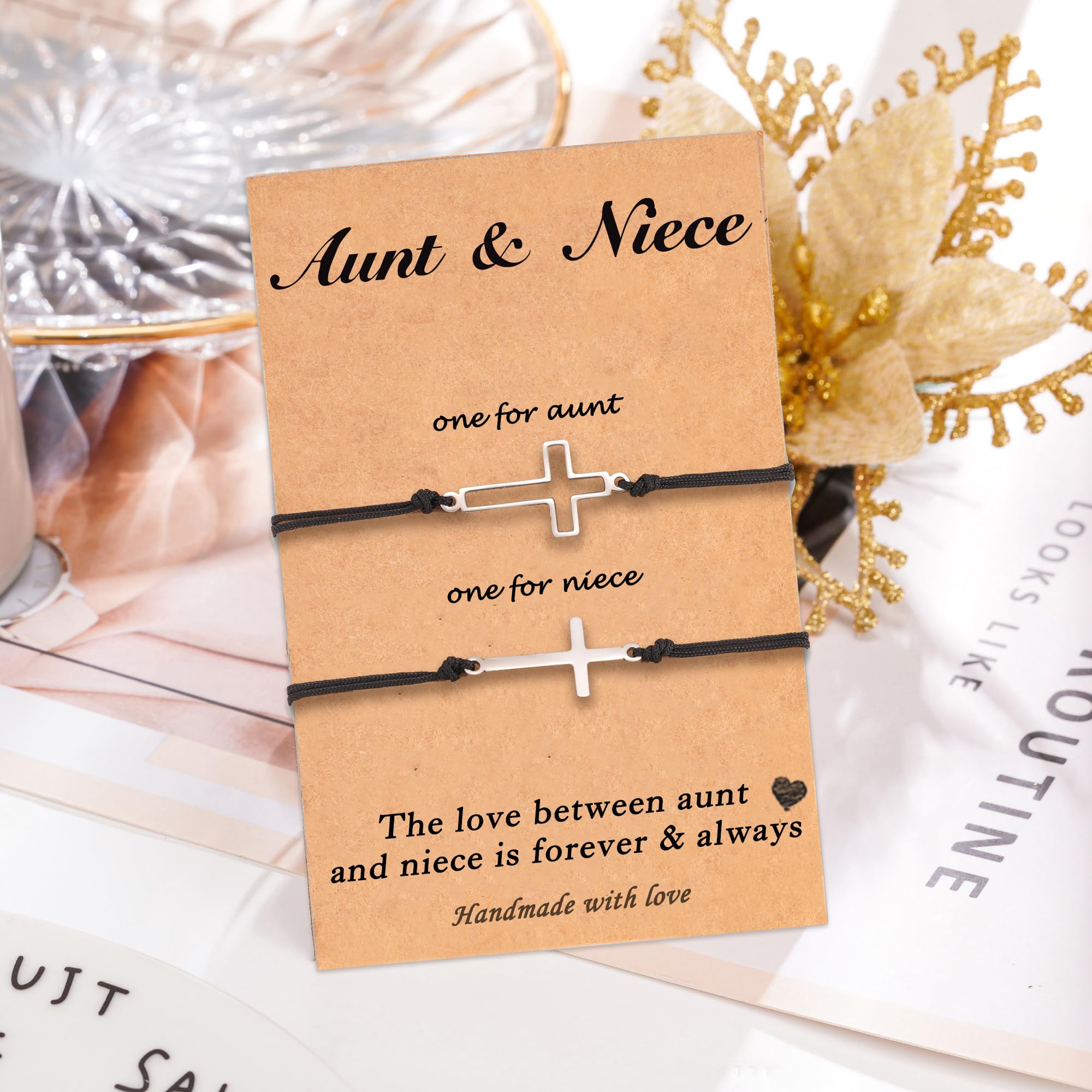 Tarsus Cross Matching Bracelets for Men and Women - Perfect Gift for Father's Day, Mother's Day, Christmas & Birthday - Couple, Family & Friendship Jewelry for Special Occasions