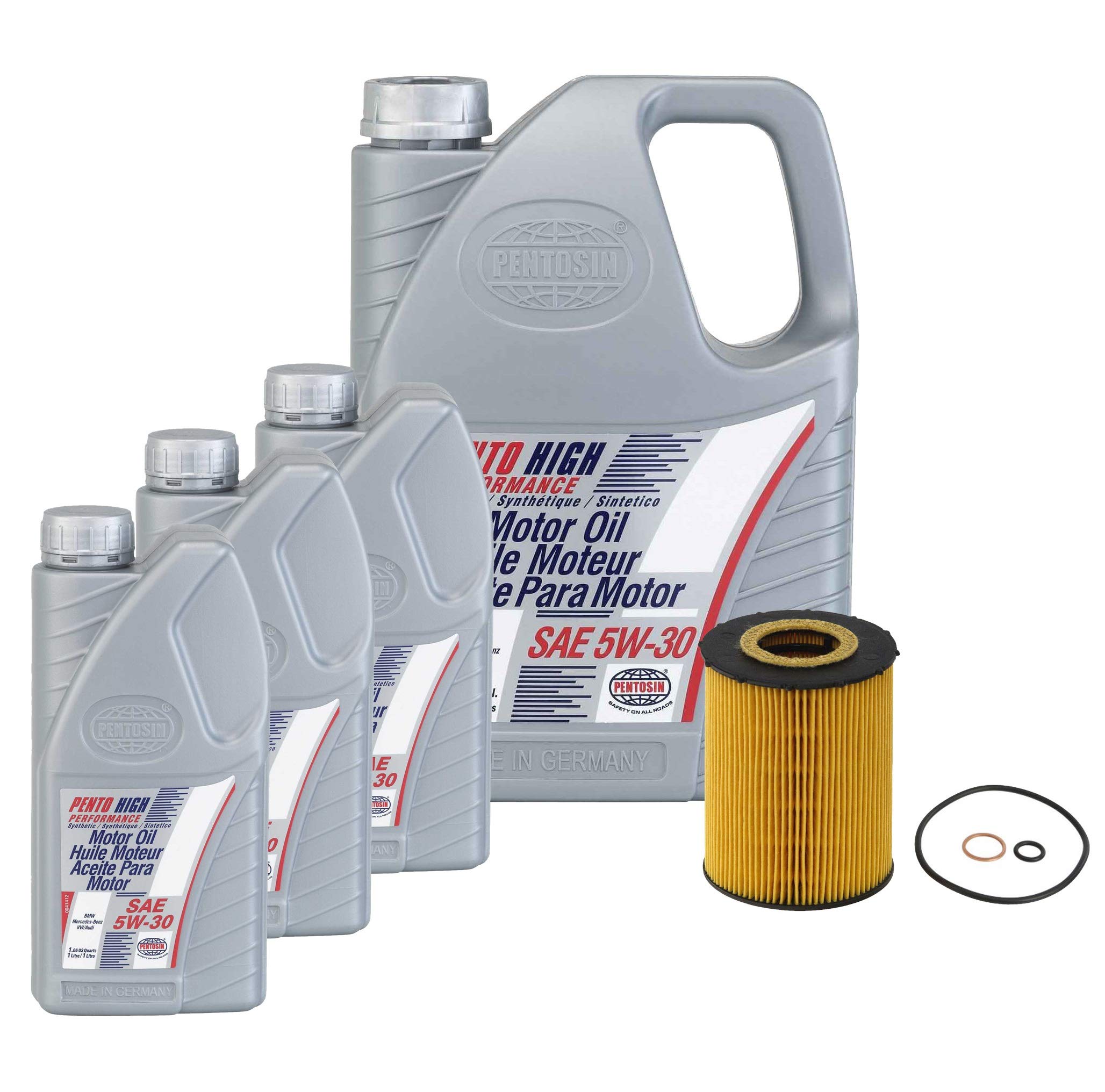 OEM 5W-30 High Performance Synthetic Engine Oil - 8 Liter Oil Change Kit for BMW | Perfect for Routine Maintenance & Engine Protection