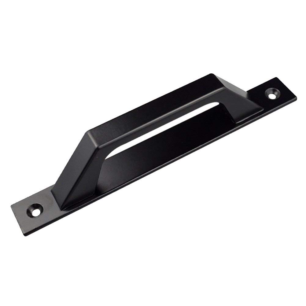 Black Aluminum Alloy Door Handles with Screws - Easy Install Cabinet & Furniture Hardware for Home, Garage, Closet & Sliding Drawer Doors | Durable Interior & Gate Upgrade
