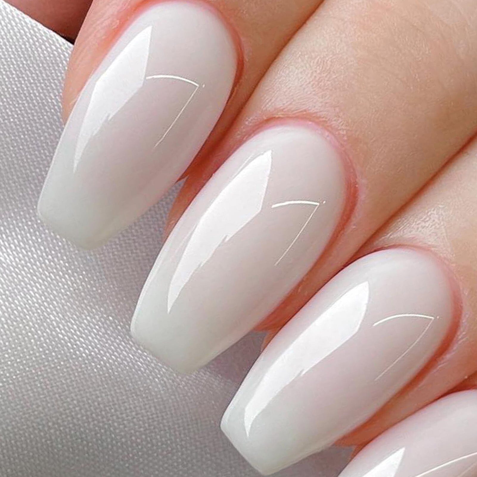 Hema Free Milky Jelly Gel #01 - 15ml Nail Art Polish for Sensitive Skin | Perfect for Manicures, Pedicures & Nail Extensions