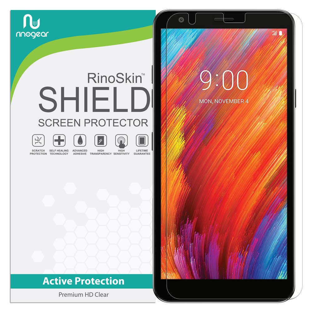 RinoGear Screen Protector for LG Tribute Royal - Case Friendly, Flexible TPU Film with Full Coverage - Perfect for Everyday Use, Travel, and Work Protection