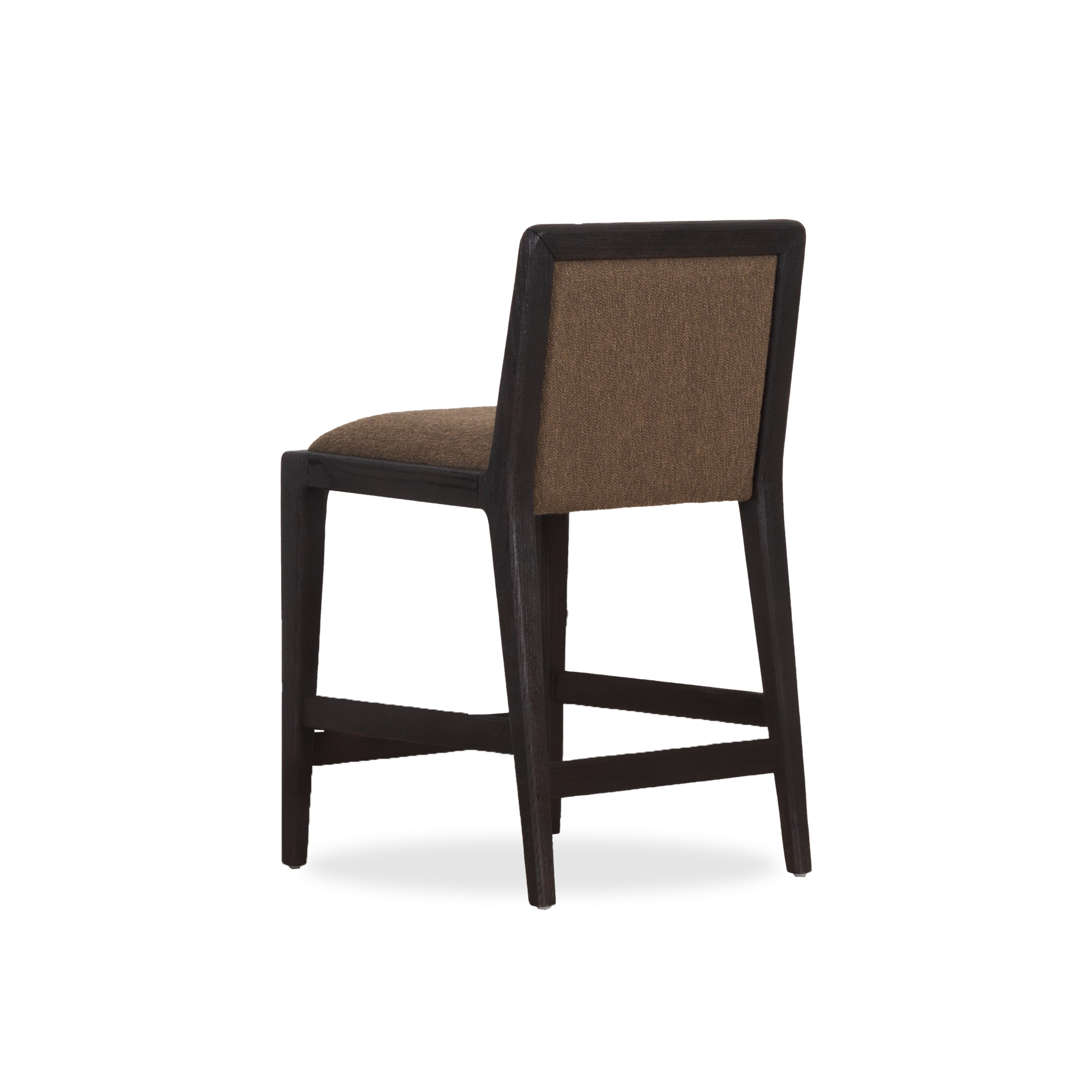 Modern Frame Counter Stool - Adjustable Height Bar Stool for Kitchen Island, Breakfast Nook & Home Bar - Comfortable Backless Stool with Sturdy Metal Frame