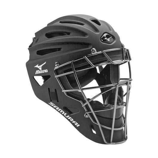 Mizuno Samurai Adult Baseball Catcher's Helmet - Lightweight & Durable for Baseball, Softball, and Training - Perfect for Catchers, Coaches, and Players