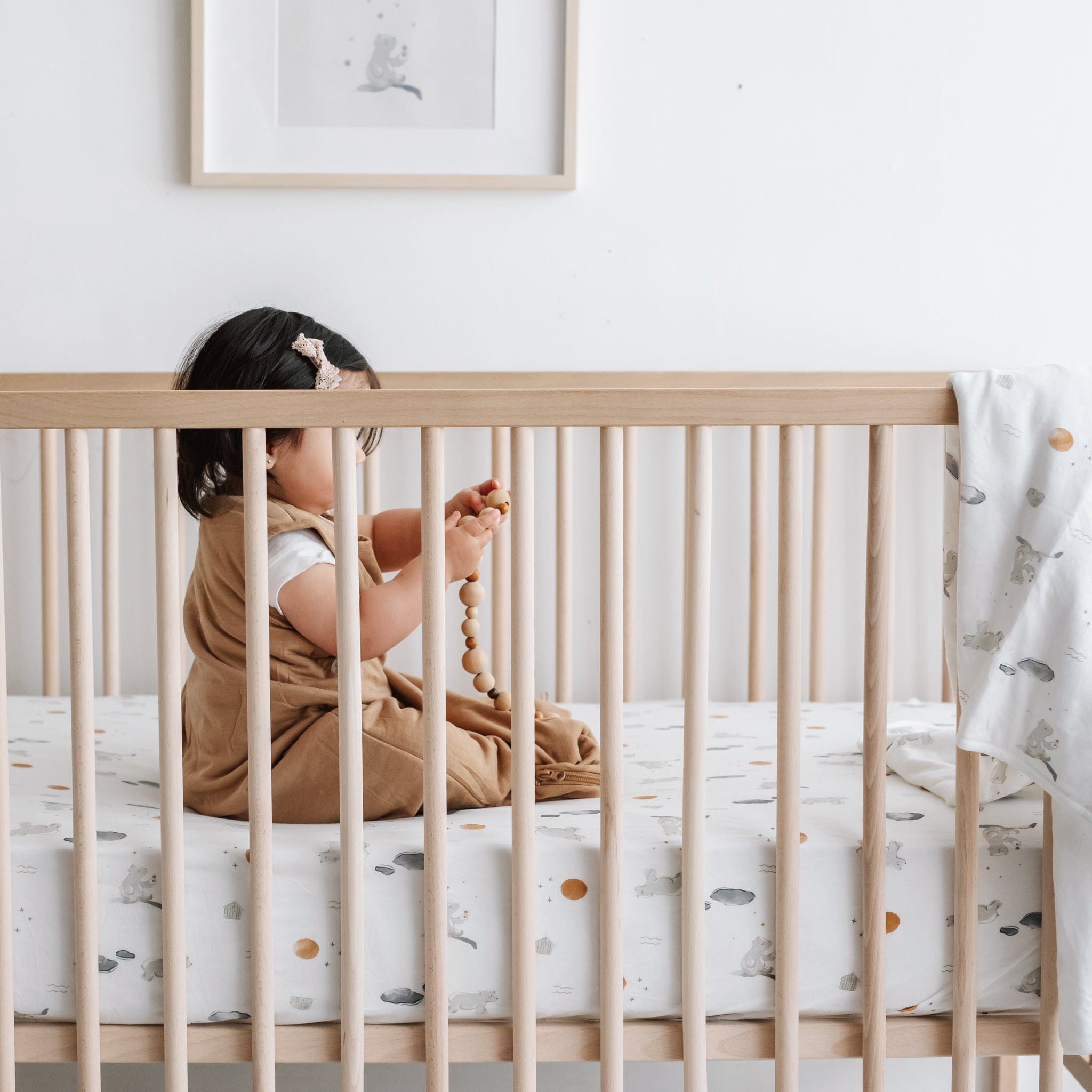 Premium Bamboo Blanket - Ultra Soft & Breathable for All Seasons | Full Moon Design | Perfect for Bed, Sofa, and Travel Use