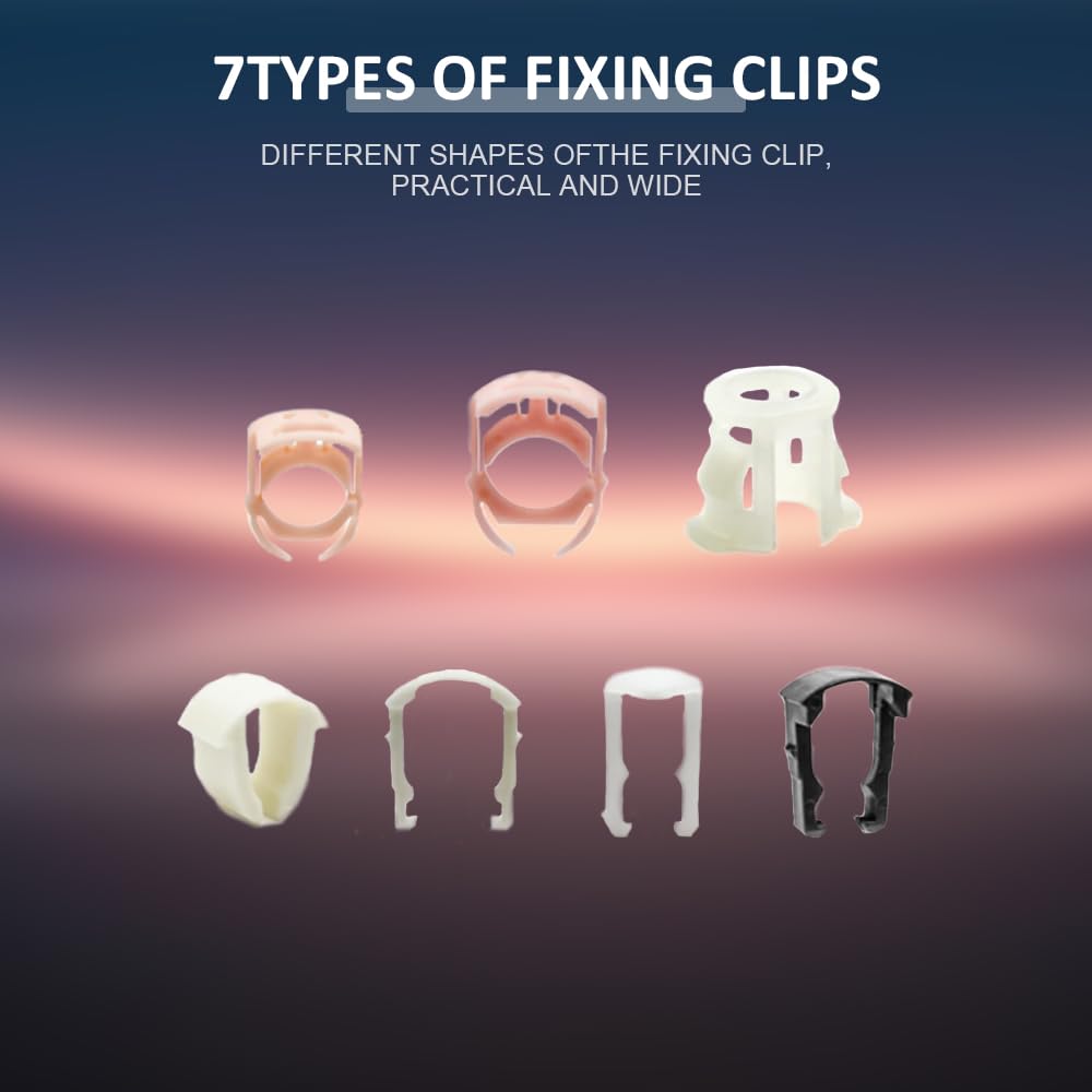 Fuel Line Clips & Transmission Line Clips Replacement Kit - 3/8
