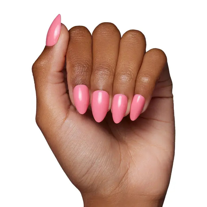Flamingo Pink Press On Nails - Long Lasting Fake Nails with Glue - Perfect for Parties, Weddings & Special Occasions