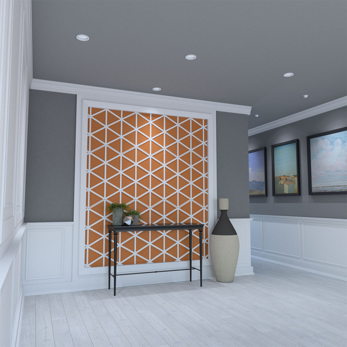 Pendleton Decorative Fretwork Wall Panels - Handcrafted Wooden Room Dividers & Home Decor for Living Room, Bedroom, Office - Stylish Privacy Screens & Wall Art
