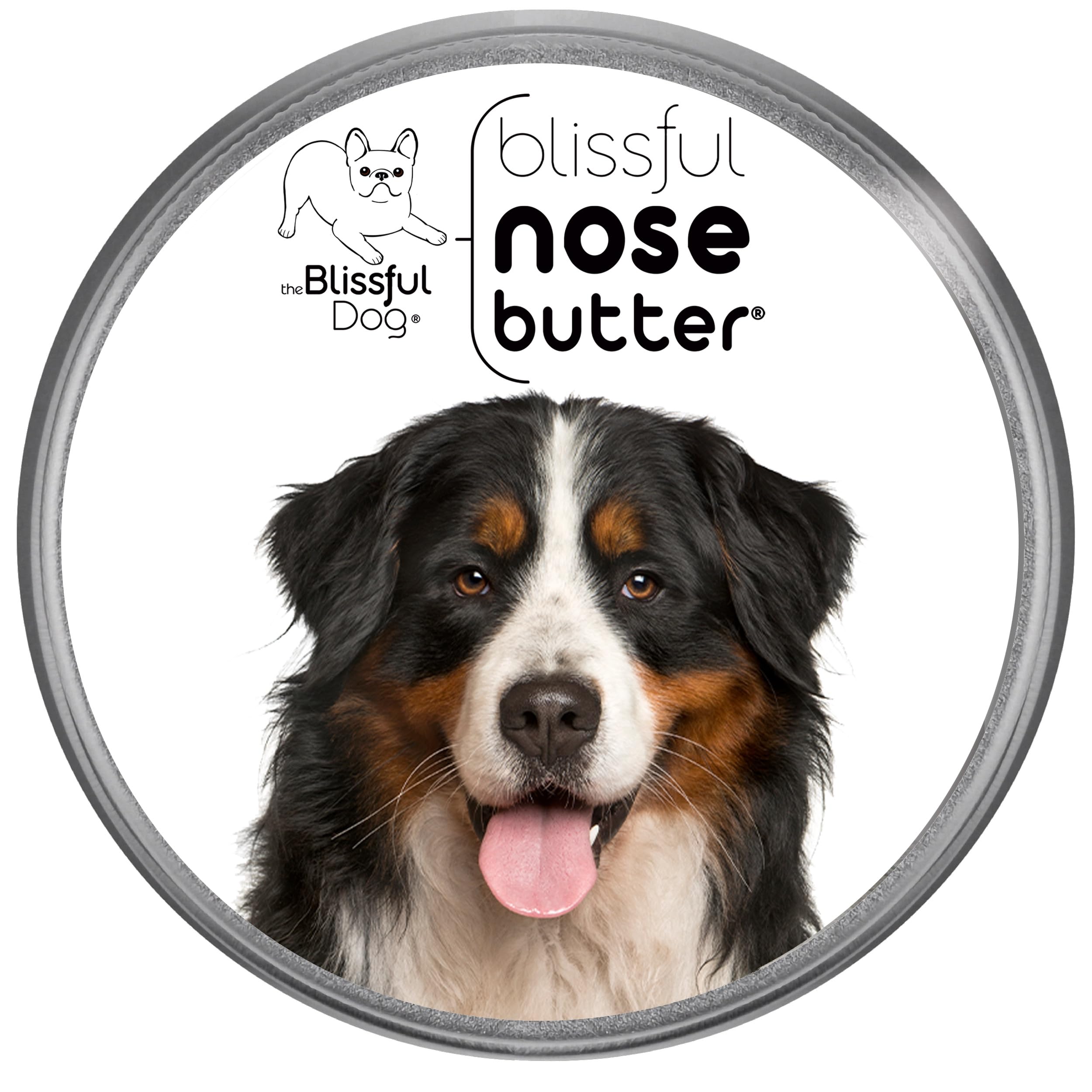 The Blissful Dog Bernese Mountain Dog Unscented Nose Butter - 4oz Moisturizing Balm for Dry & Cracked Dog Noses | Safe & Natural Pet Care Solution | Perfect for Outdoor Adventures & Harsh Weather Protection
