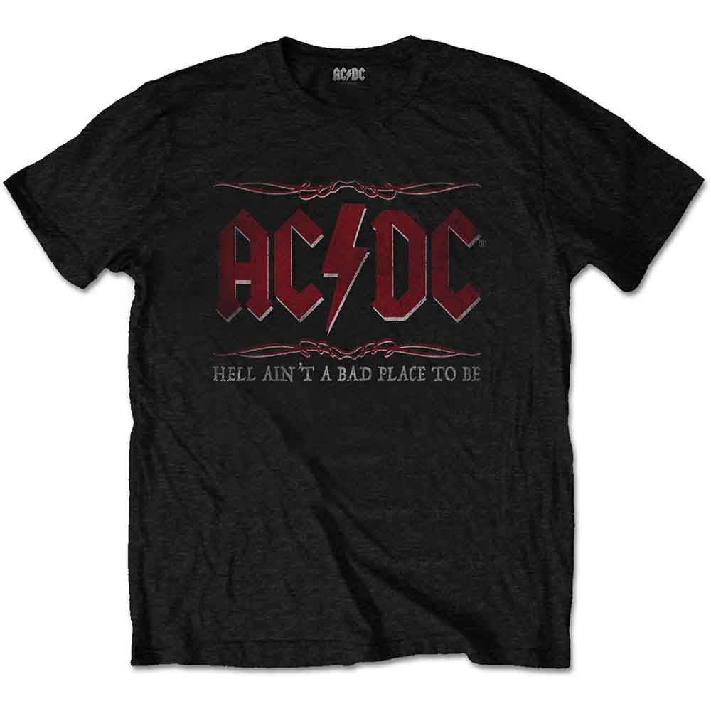 AC/DC Hell Ain't A Bad Place Vintage Rock Band T-Shirt - Official Licensed Merchandise for Concerts & Music Fans