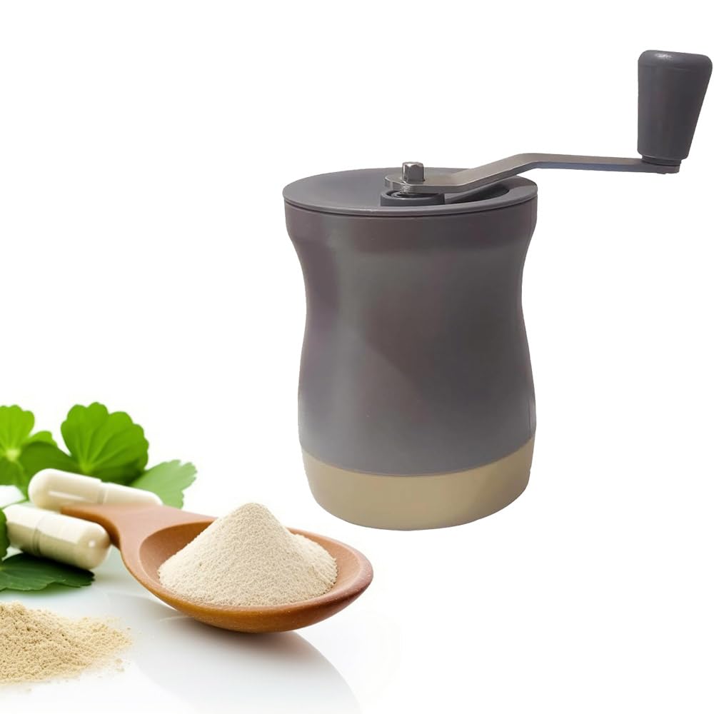 CoaGu Pill Crusher & Grinder - Effortlessly Crush Multiple Tablets into Fine Powder (Gray) | Perfect for Medication Management & Easy Pill Consumption for Elderly & Pets