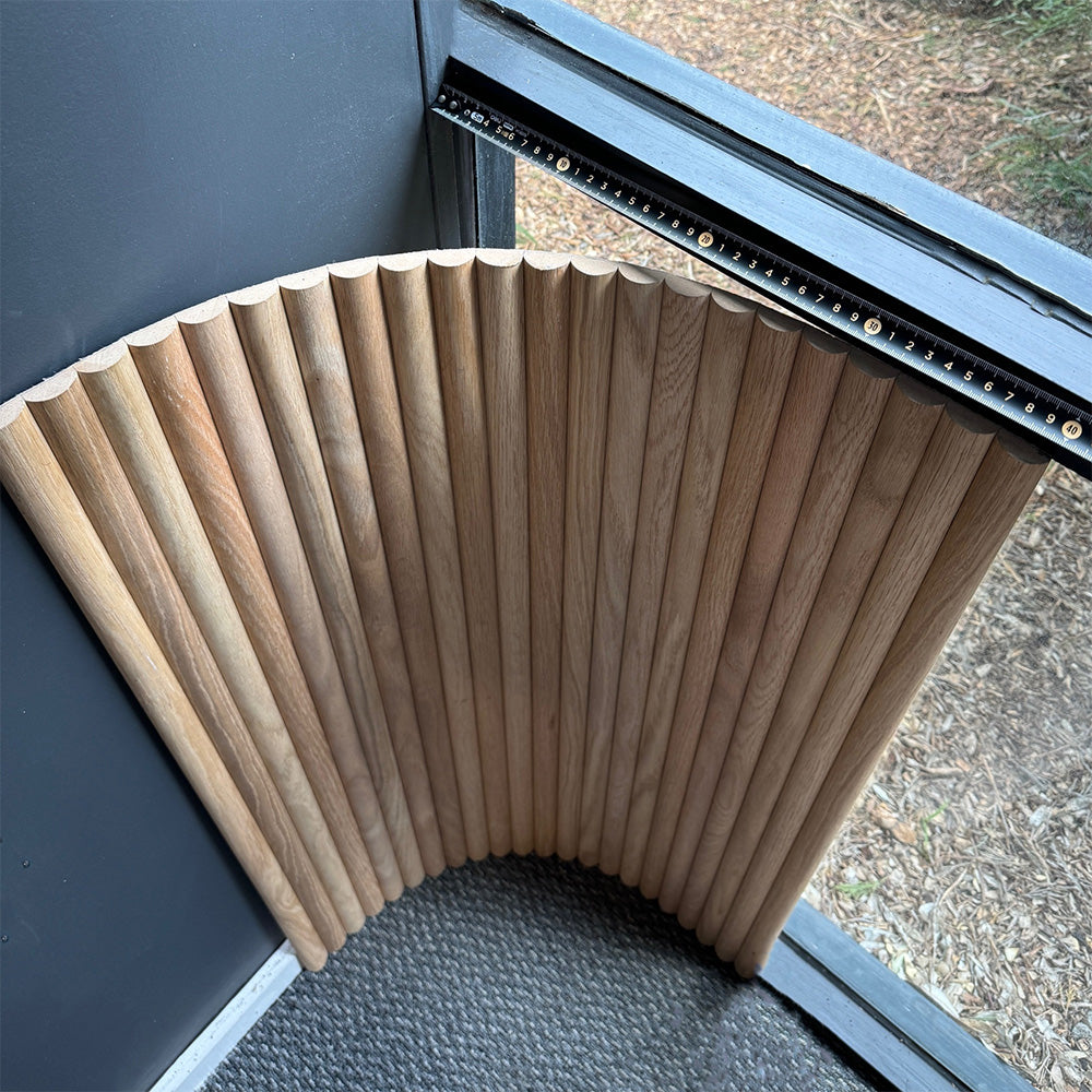 WOODFLEX Flexible Solid Paulownia Wood Slat Wall Panel 106