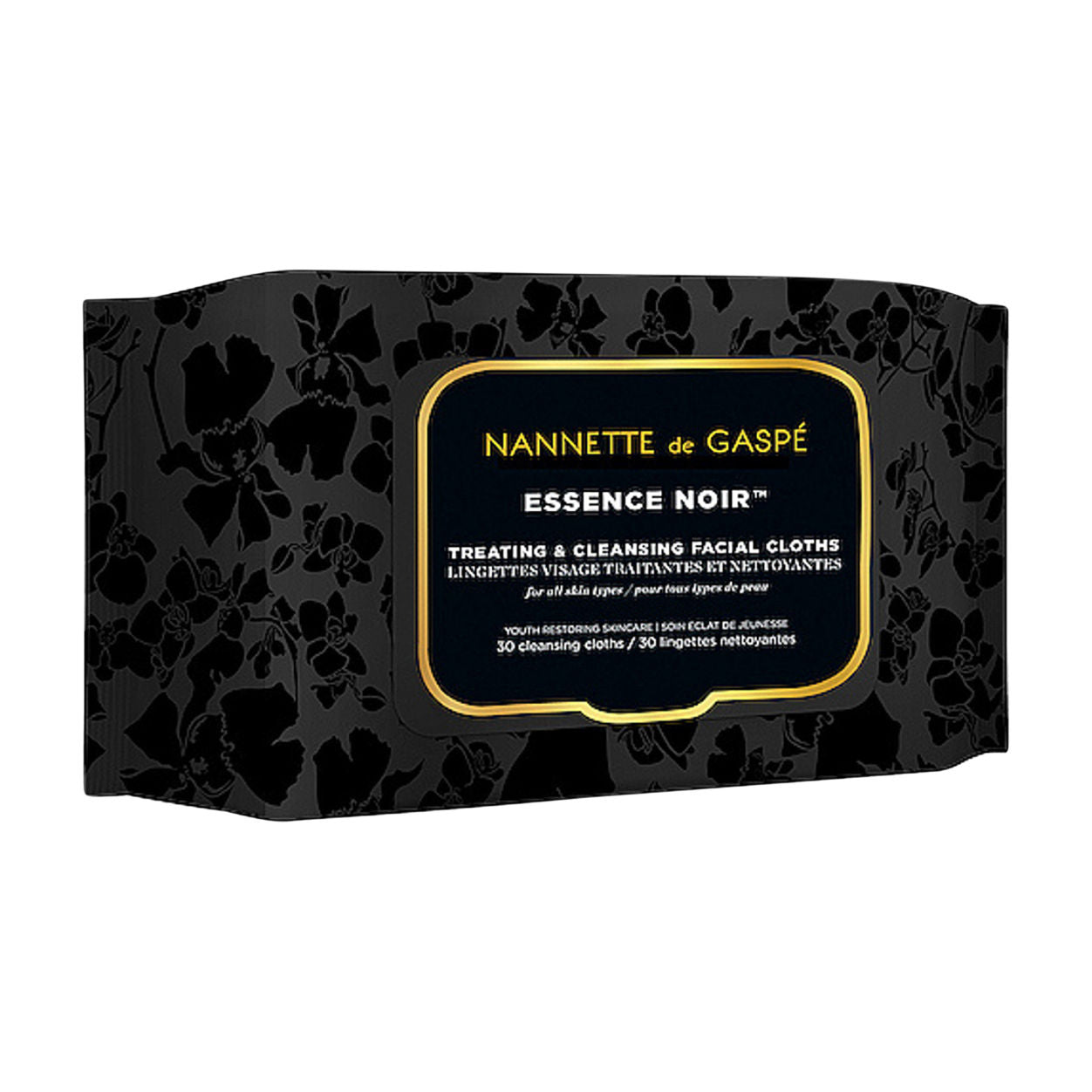 Essence Noir Cleansing & Treating Facial Cloths for Acne-Prone Skin | Gentle Exfoliating Makeup Remover Wipes | Perfect for Daily Skincare Routine & Travel