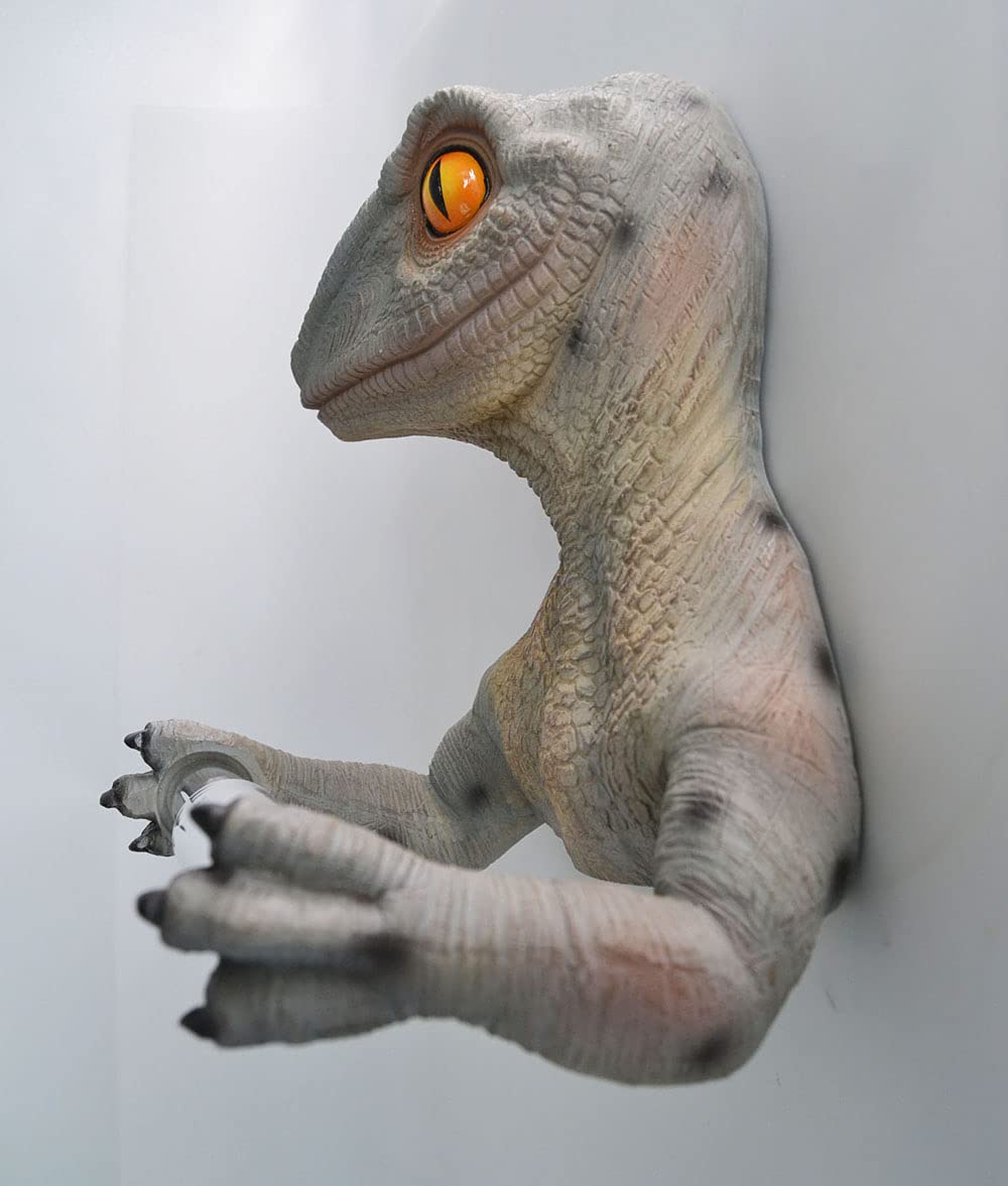 Dinosaur Toilet Paper Holder - 3D Wall Mounted Bathroom Tissue Roll Rack for Kids Room, Dino Themed Decor - Perfect for Children's Bathroom, Playroom & Dinosaur Nursery