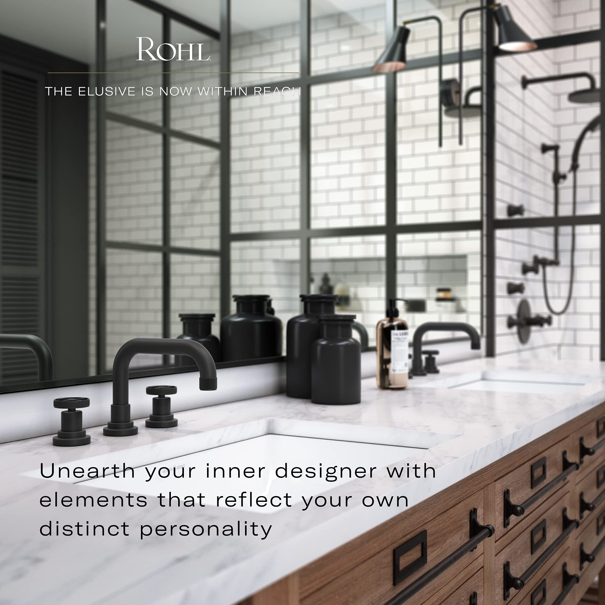 Rohl ROT8STN Premium Bathroom Accessories Set - Satin Nickel Finish, One Size - Perfect for Modern Bathrooms, Spa-Like Showers & Luxury Home Decor