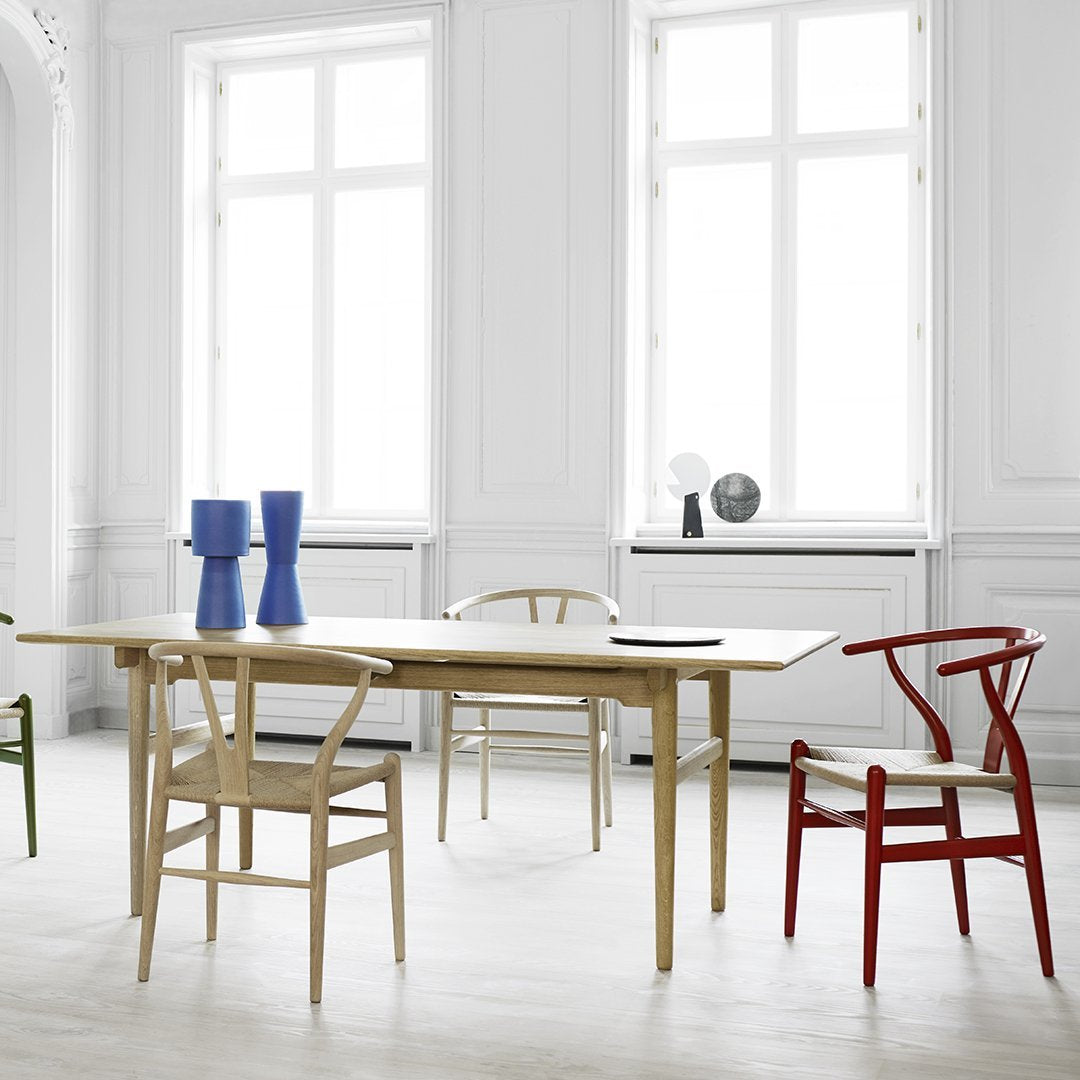 CH24 Wishbone Chair - Modern Scandinavian Dining Chair in Soft Colors | Perfect for Dining Rooms, Kitchens, and Home Offices