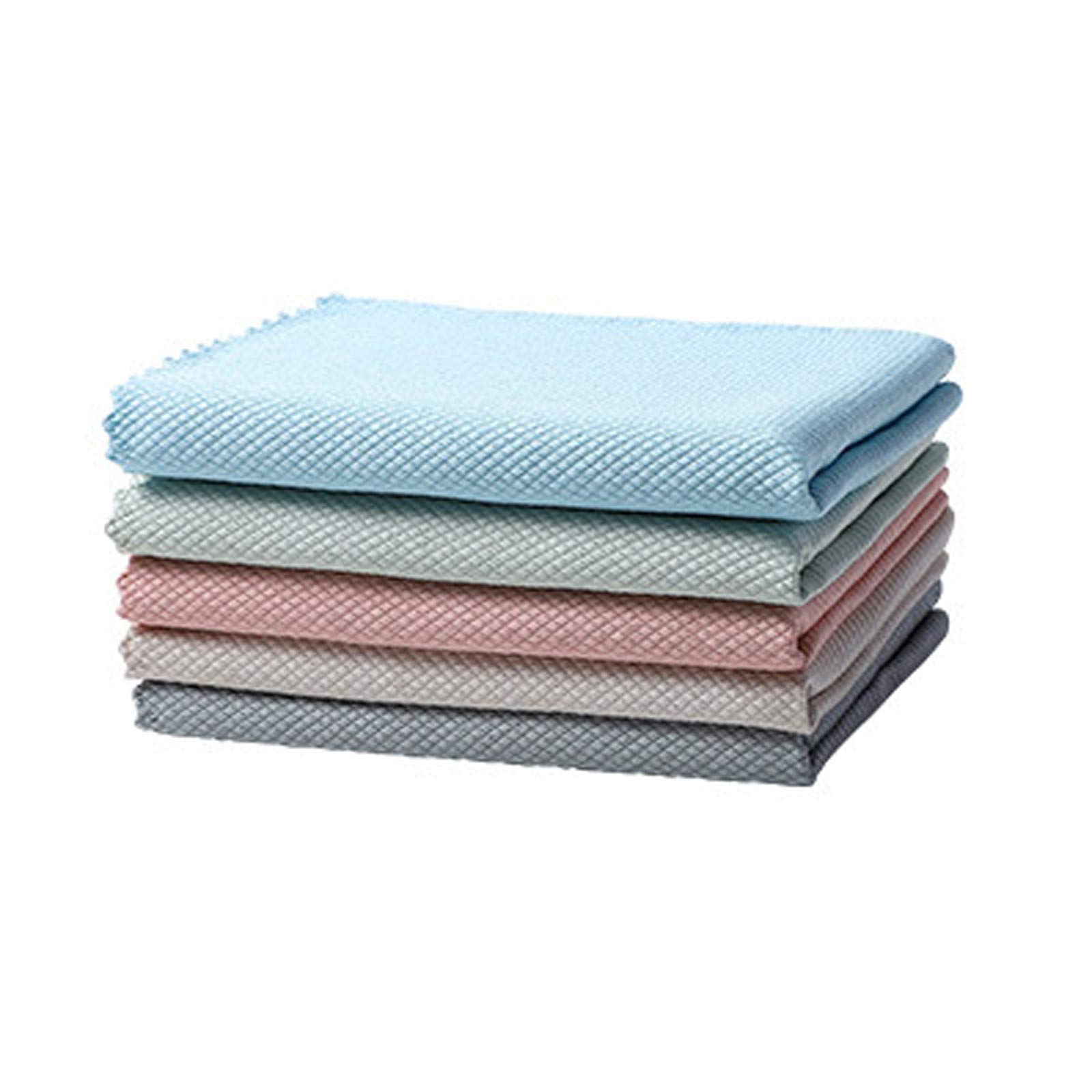 Comigeewa 6-Pack Premium Microfiber Dish Cloths - Super Absorbent & Reusable Kitchen Towels for Washing Dishes, Cleaning Countertops & Glass Surfaces - Perfect for Home, Restaurant & RV Use