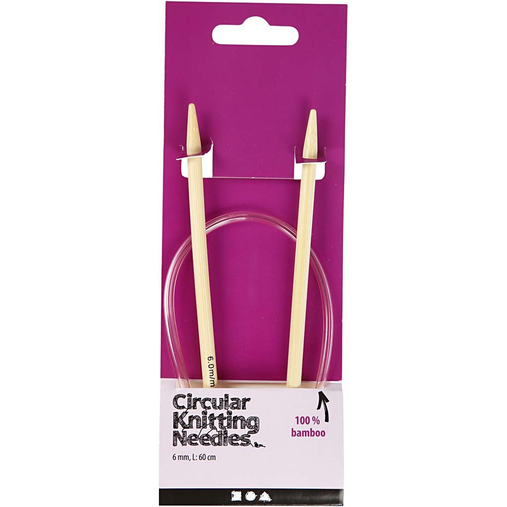 6-Inch Circular Knitting Needle - Single Knitting Needle for Hats, Socks & Scarves | Perfect for Travel & DIY Craft Projects