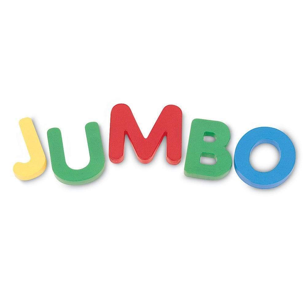 Jumbo Magnetic Uppercase Letters for Kids - 36-Piece Alphabet Set for Refrigerator, Whiteboard & Classroom Learning - Perfect for Preschool, Homeschool & Early Childhood Education