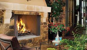 Premium 36-Inch Outdoor Wood Burning Fireplace with Decorative Panels - Perfect for Patio, Backyard, and Garden Gatherings (Model WRE4536)