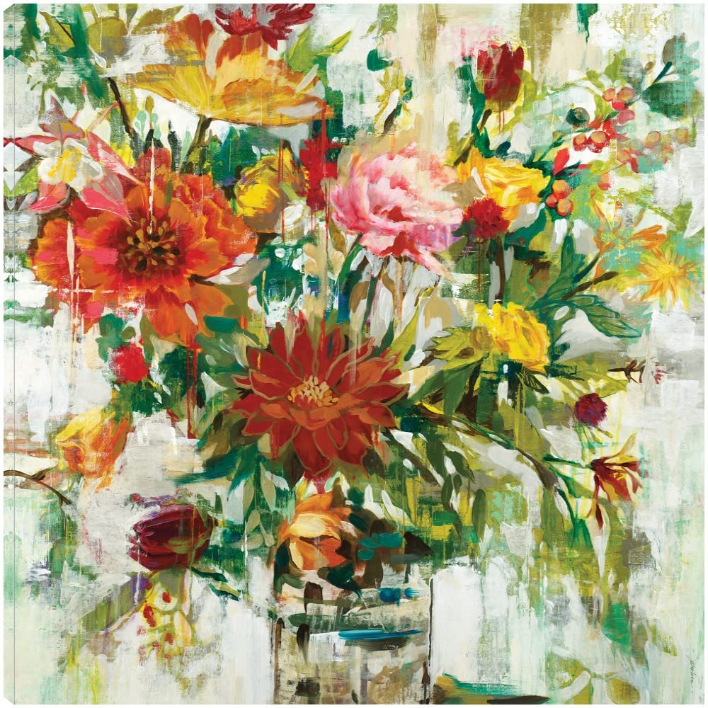 Liz Jardine Fine Art Canvas - Simple Gifts Wall Decor for Living Room, Bedroom, Bathroom, Office - Ready to Hang 22x22 Inches - Perfect for Home, Kitchen, Bar & Guest Room Decor