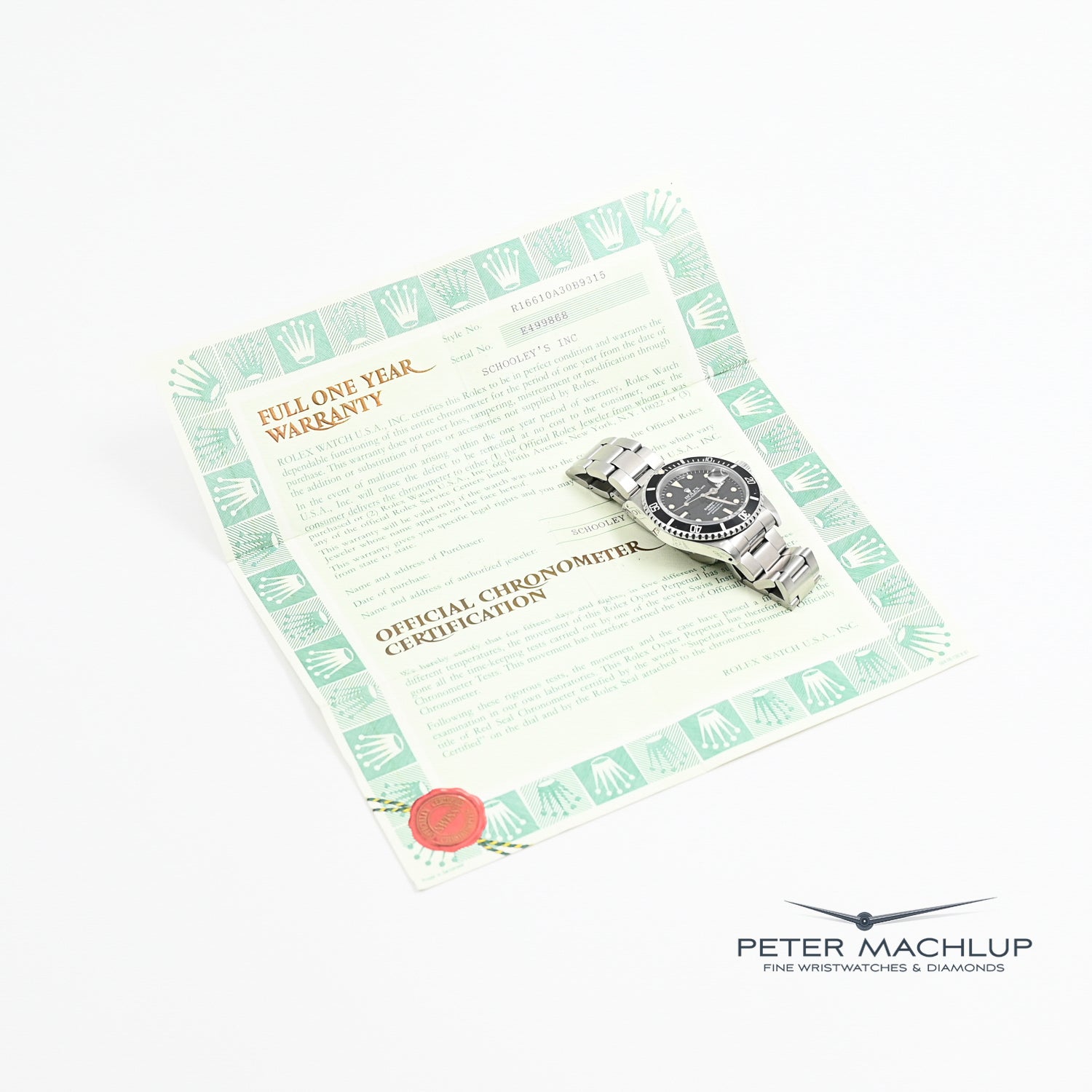 Authentic Rolex Submariner Date 40mm Men's Luxury Watch - 1990 Vintage Model - Perfect for Diving, Business & Special Occasions