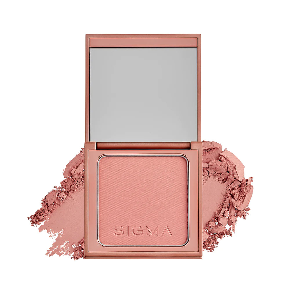 Sigma Beauty Powder Blush - Soft Matte Blush Makeup with Buildable Color for Cheeks | Perfect for Everyday Wear & Professional Makeup Looks