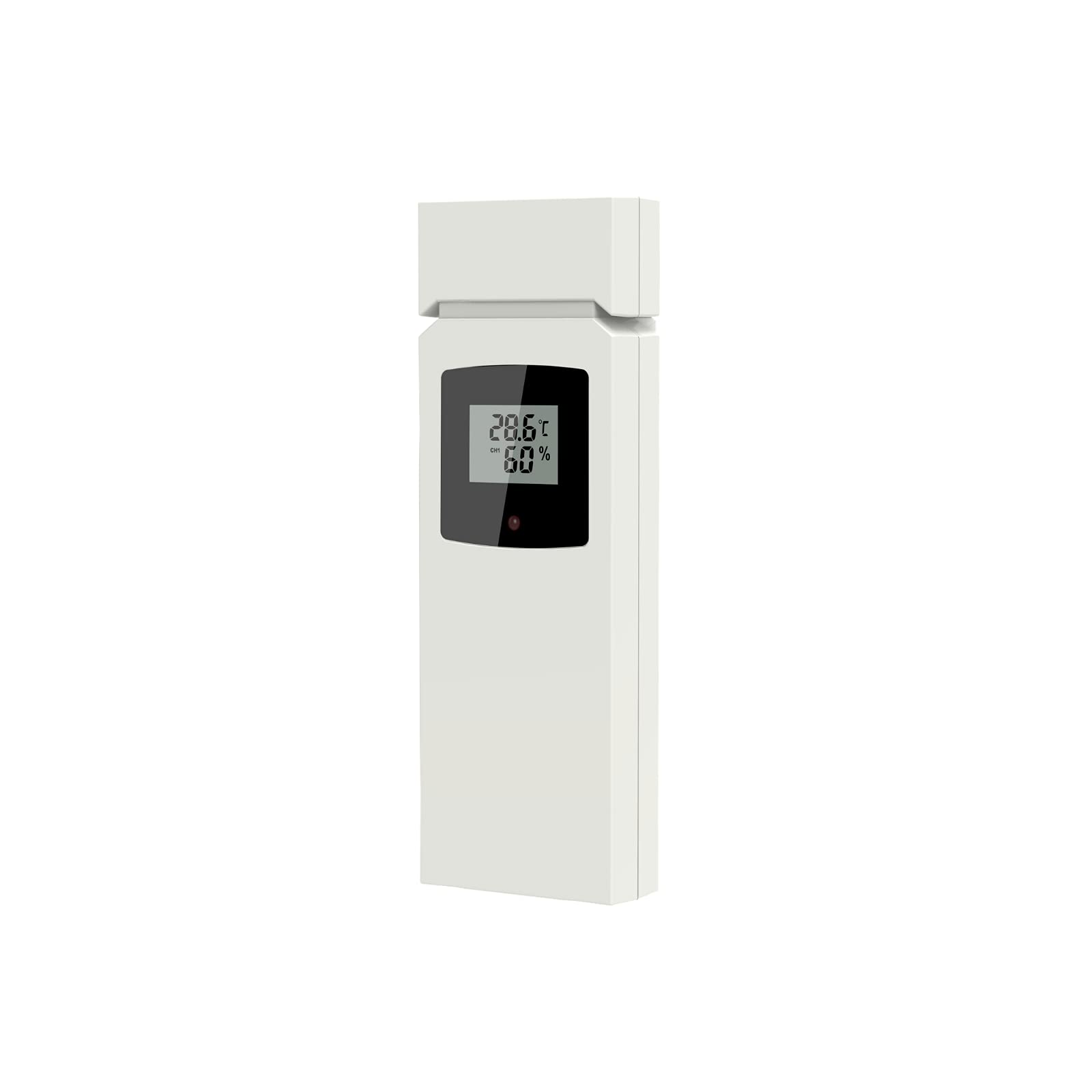 Geevon TX16-3 Wireless Outdoor Temperature Sensor for 208665 Weather Station - Indoor/Outdoor Thermometer Replacement (White) - Monitor Home, Garden & Greenhouse Climate