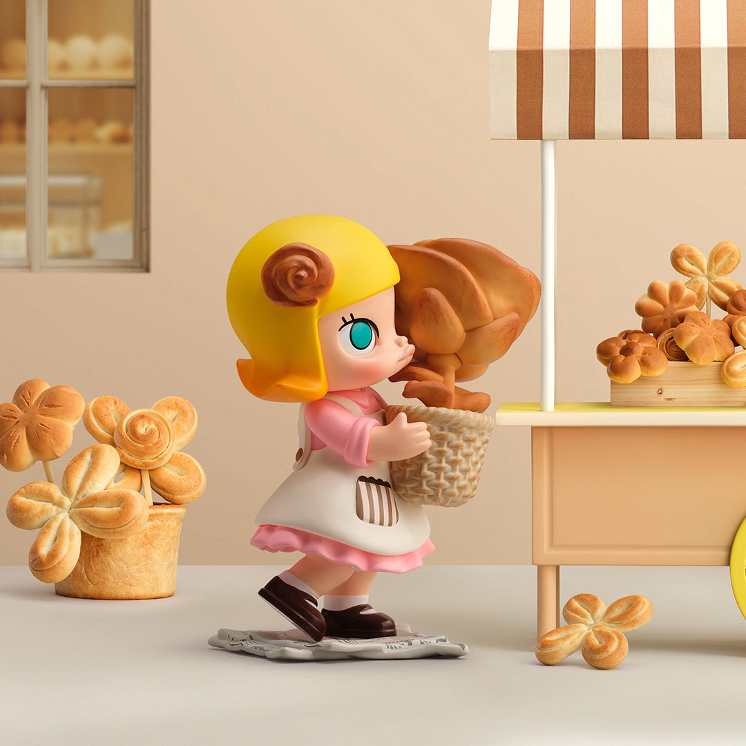 POP MART MOLLY Carb Lover Series Blind Box Collectible Toy - Cute Vinyl Figure for Display, Gift & Collection (Perfect for Anime Fans, Office Decor & Surprise Gifts)