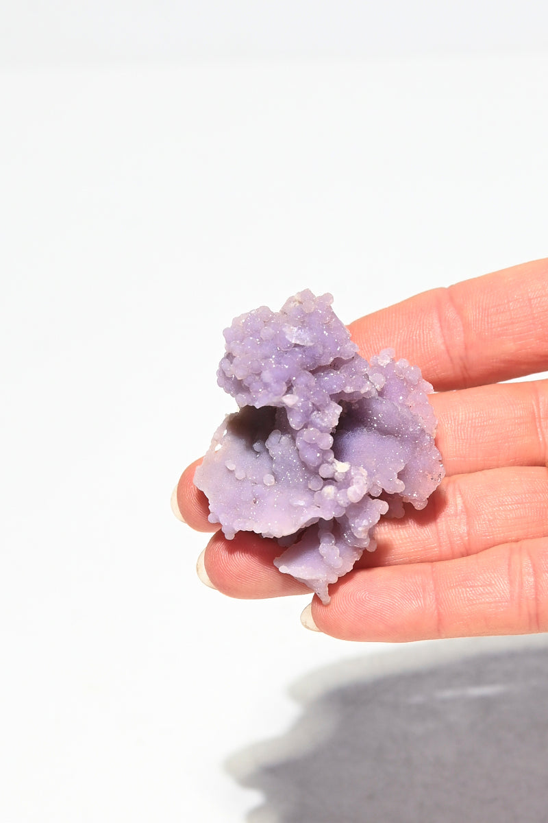 Natural Grape Agate Cluster - 2 Inch Raw Crystal Specimen for Healing, Meditation & Jewelry Making - Perfect for Home Decor, Spiritual Gifts & Crystal Collections