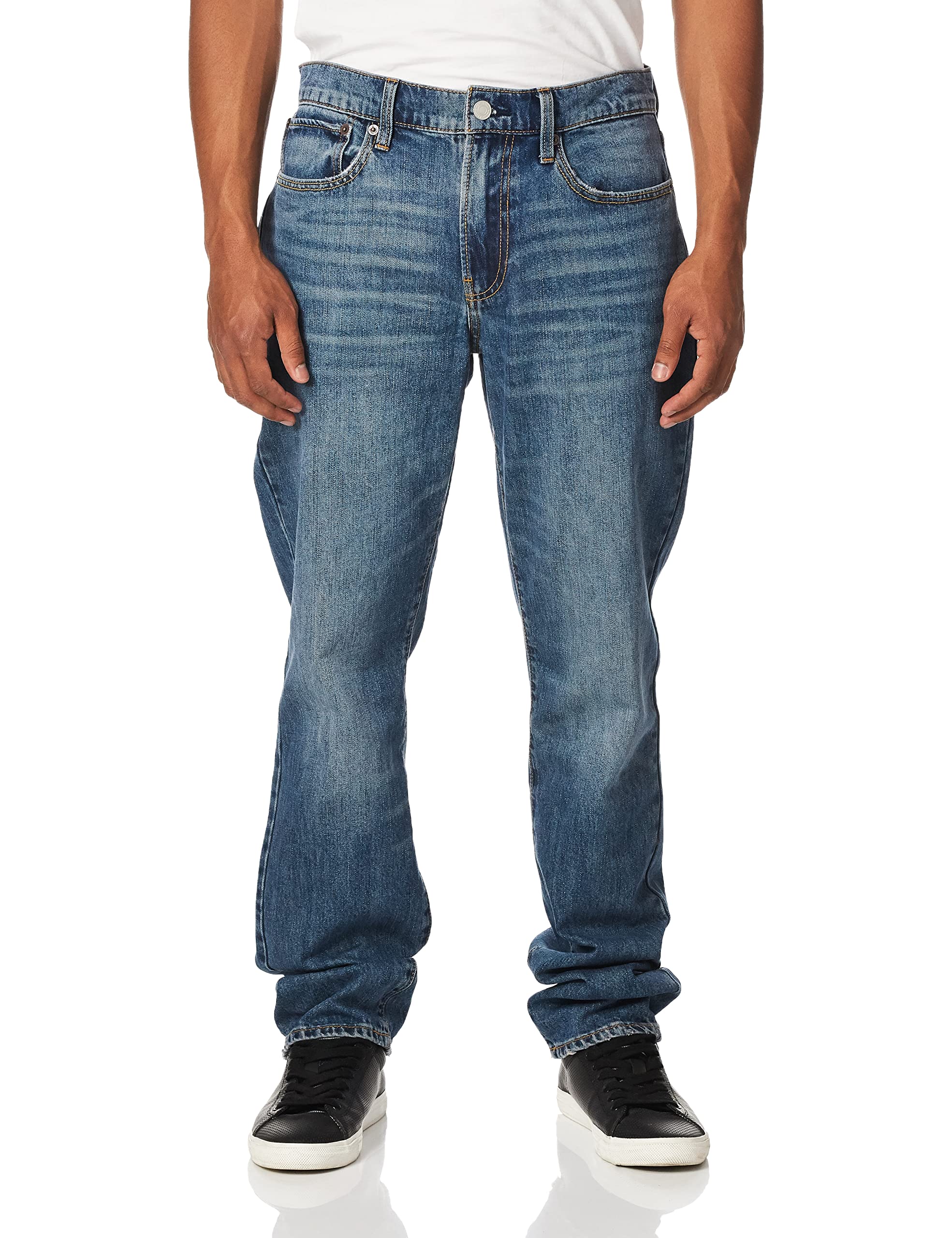 Lucky Brand Men's 121 Heritage Slim Fit Jeans - Classic Denim Pants for Casual Wear & Everyday Style