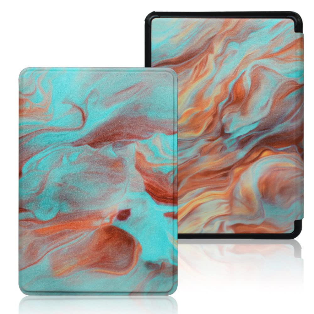 Anti-Slip Kindle Paperwhite 4 (10th Gen 2018) & Kindle (10th Gen 2019) Case - Premium PU Leather Colorful Protective Cover with Secure Grip | Perfect for Reading, Travel & Daily Commute