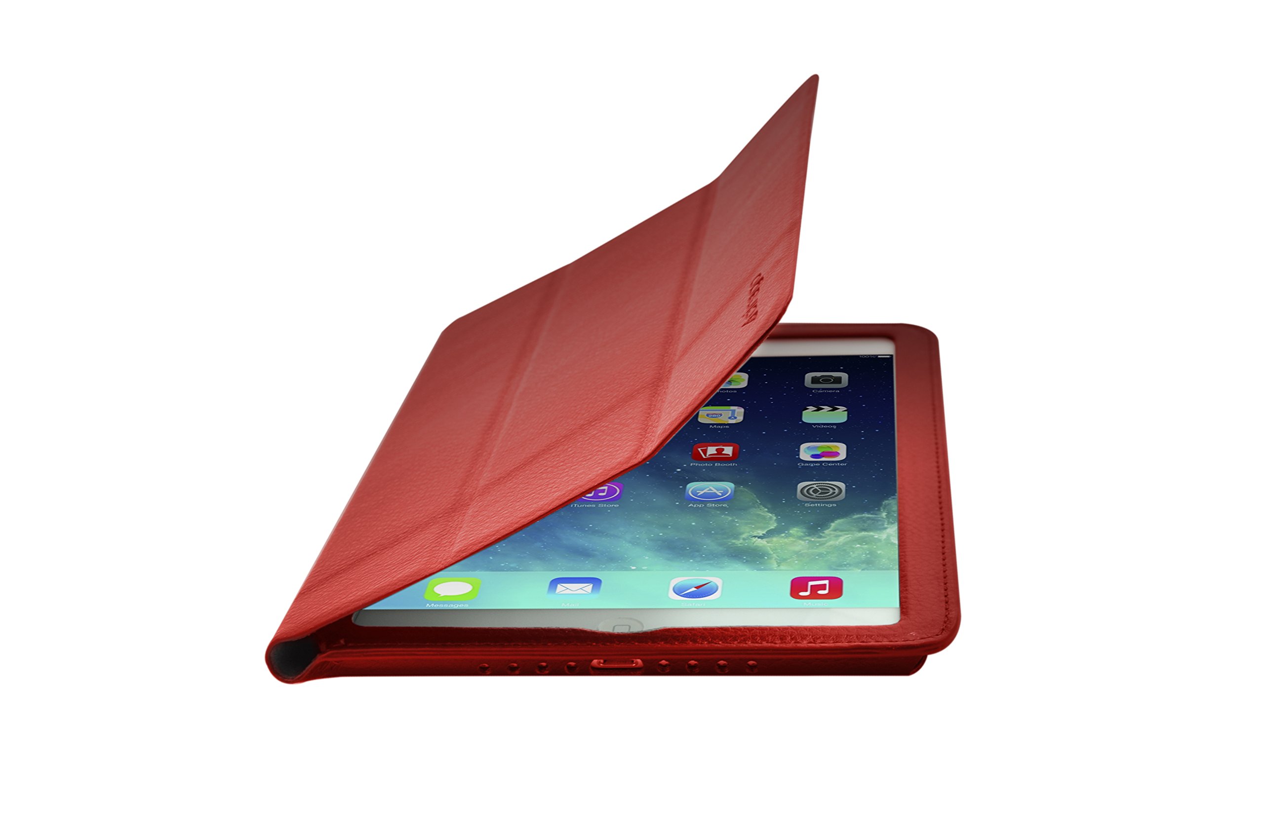 Slim Fit iPad Air Carrying Case with Retail Packaging - Red - Perfect for Travel, Work & School Accessories