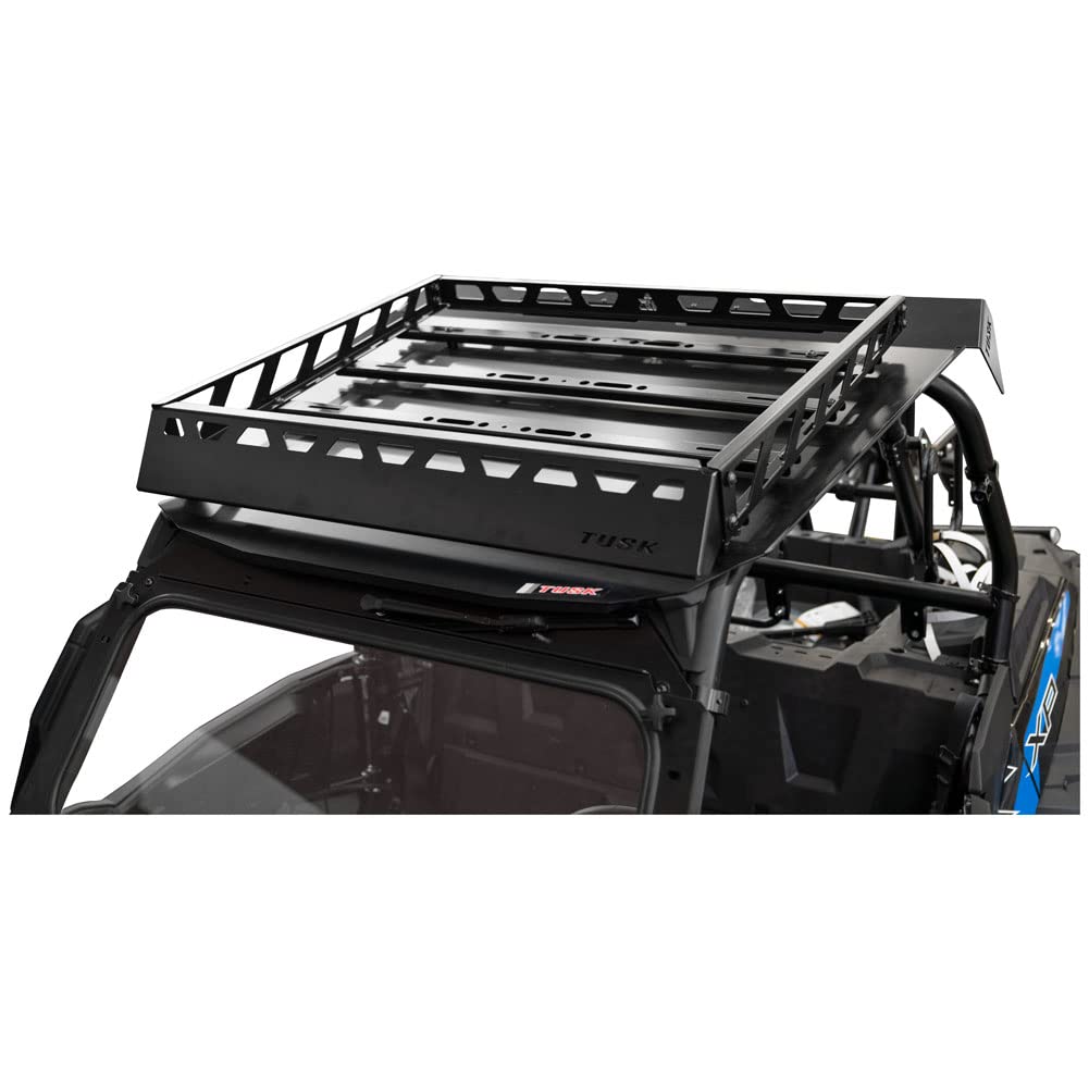 Heavy-Duty Tusk Off-Road UTV Roof Rack for Polaris RZR XP 1000 (2018-2022) - Perfect for Trails, Rocks & Outdoor Adventures - Durable Aluminum Construction for Off-Roading & Camping Gear Storage