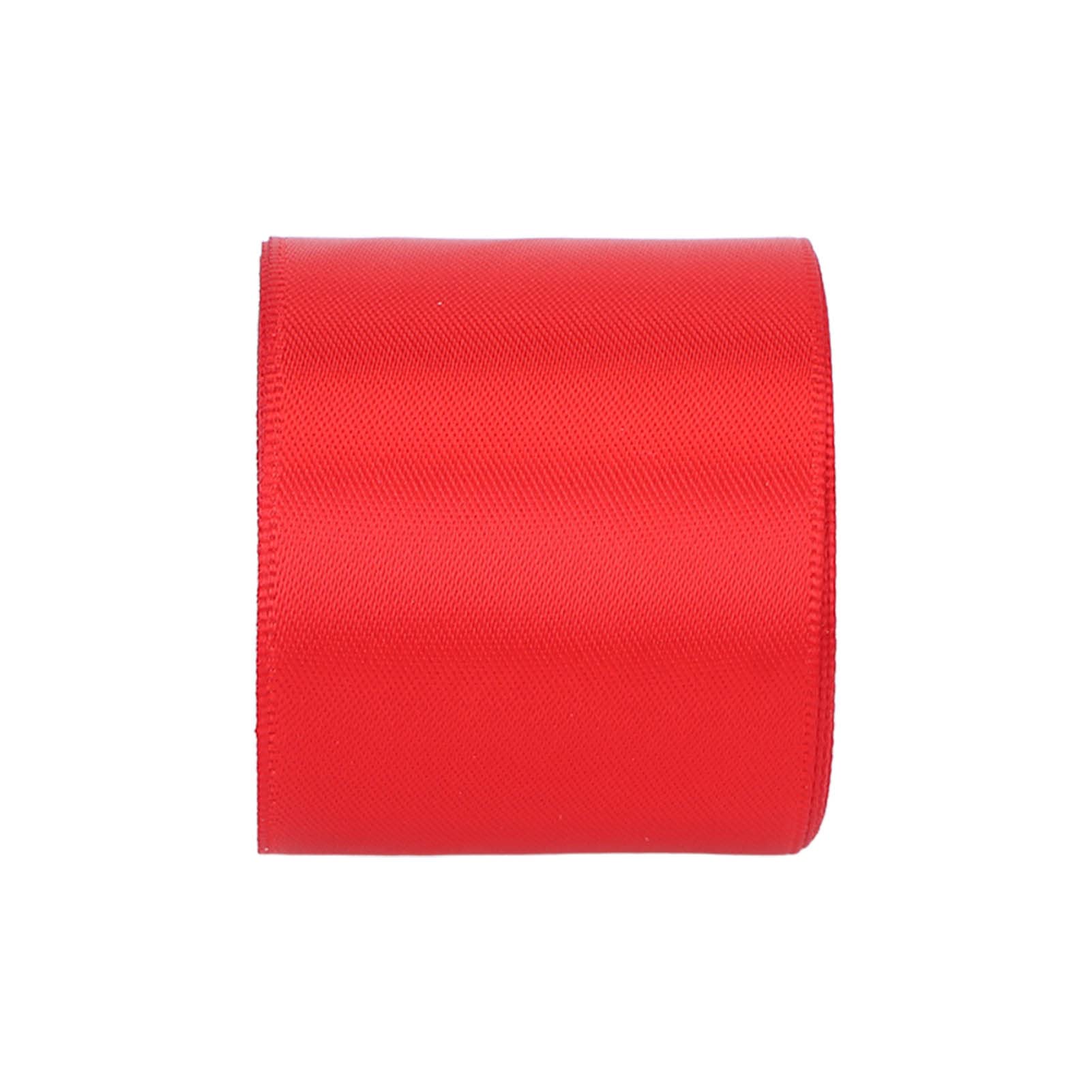 Premium Satin Ribbon for Hair Braiding & Gift Wrapping - Soft Flexible DIY Craft Ribbon in Elegant Red - Perfect for Wedding Decor, Party Favors & DIY Projects
