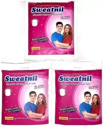 Disposable Sweat Pads for Men & Women - Ultra Absorbent Underarm Pads (30 Count) - Stay Fresh & Confident All Day for Workouts, Office & Daily Activities