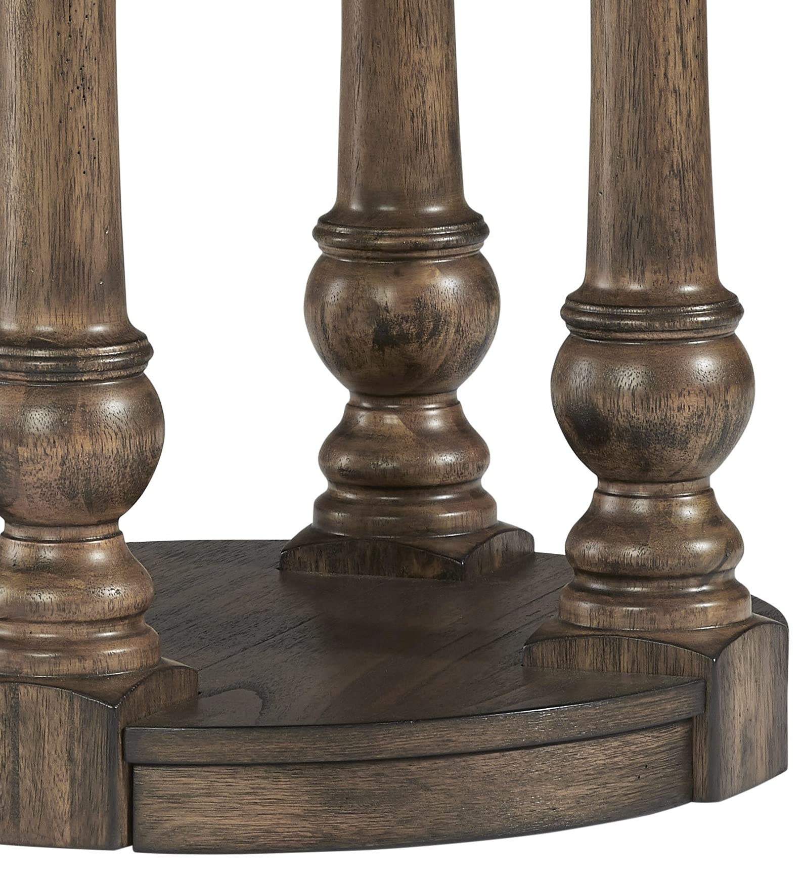 Progressive Wynton Round End Table in Cognac - Stylish Wooden Side Table for Living Room, Bedroom & Office - Perfect for Coffee, Books & Decor