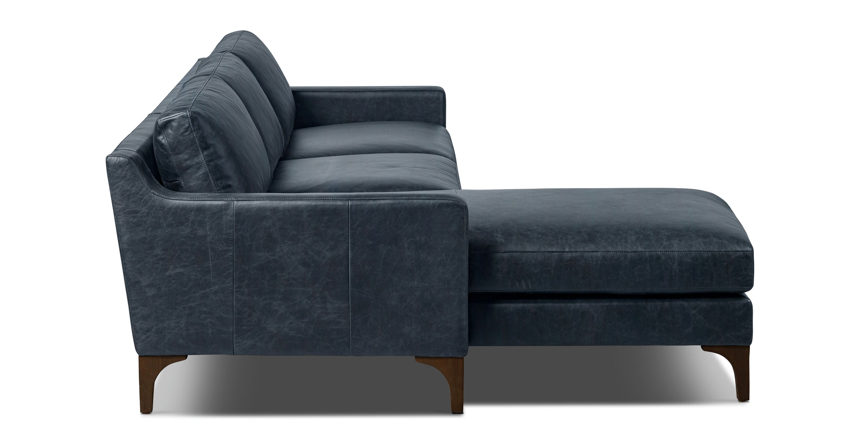 Sorrento Left Facing Sectional Sofa - Modern L-Shaped Couch with Chaise Lounge for Living Room, Family Room & Home Theater - Comfortable Fabric Upholstery Sectional Sofa Set