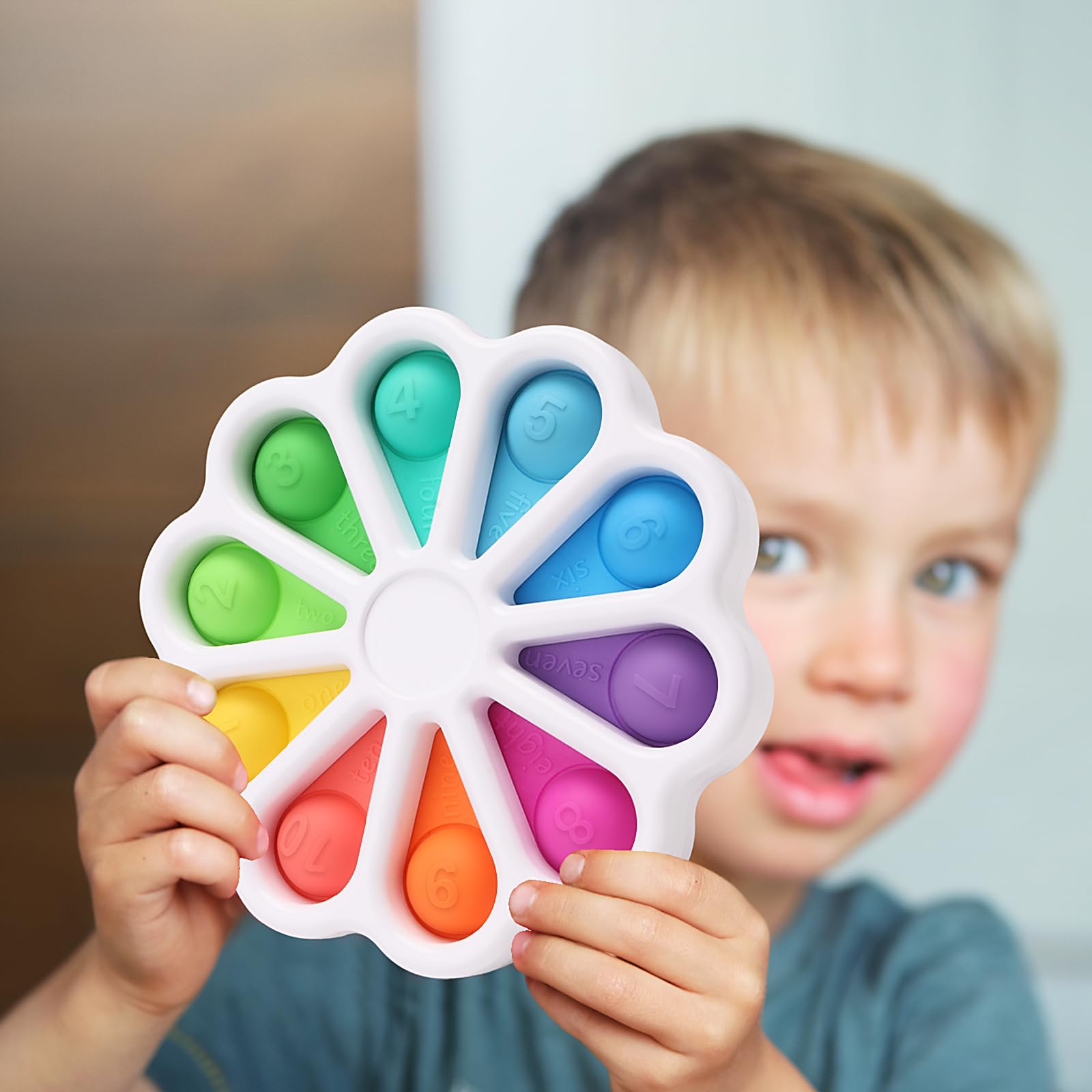 **Pop Fidget Sensory Toys for Toddlers 1-3 Years Old – Montessori Push & Pop Bubble Toys for Early Learning, Fine Motor Skills & Stress Relief – Perfect for Preschool, Travel & Sensory Play**
