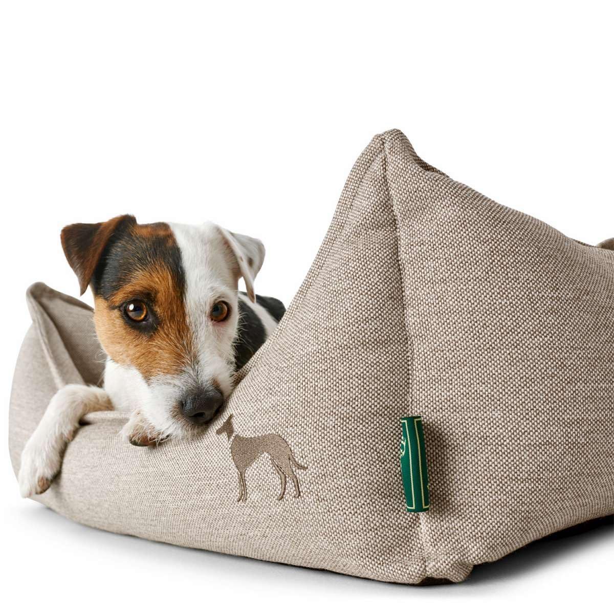 HUNTER Living 60857 Orthopedic Dog Bed for Large Dogs, 80 x 59 x 24 cm, Beige Washable Pet Bed - Perfect for Living Room, Bedroom & Kennel Comfort
