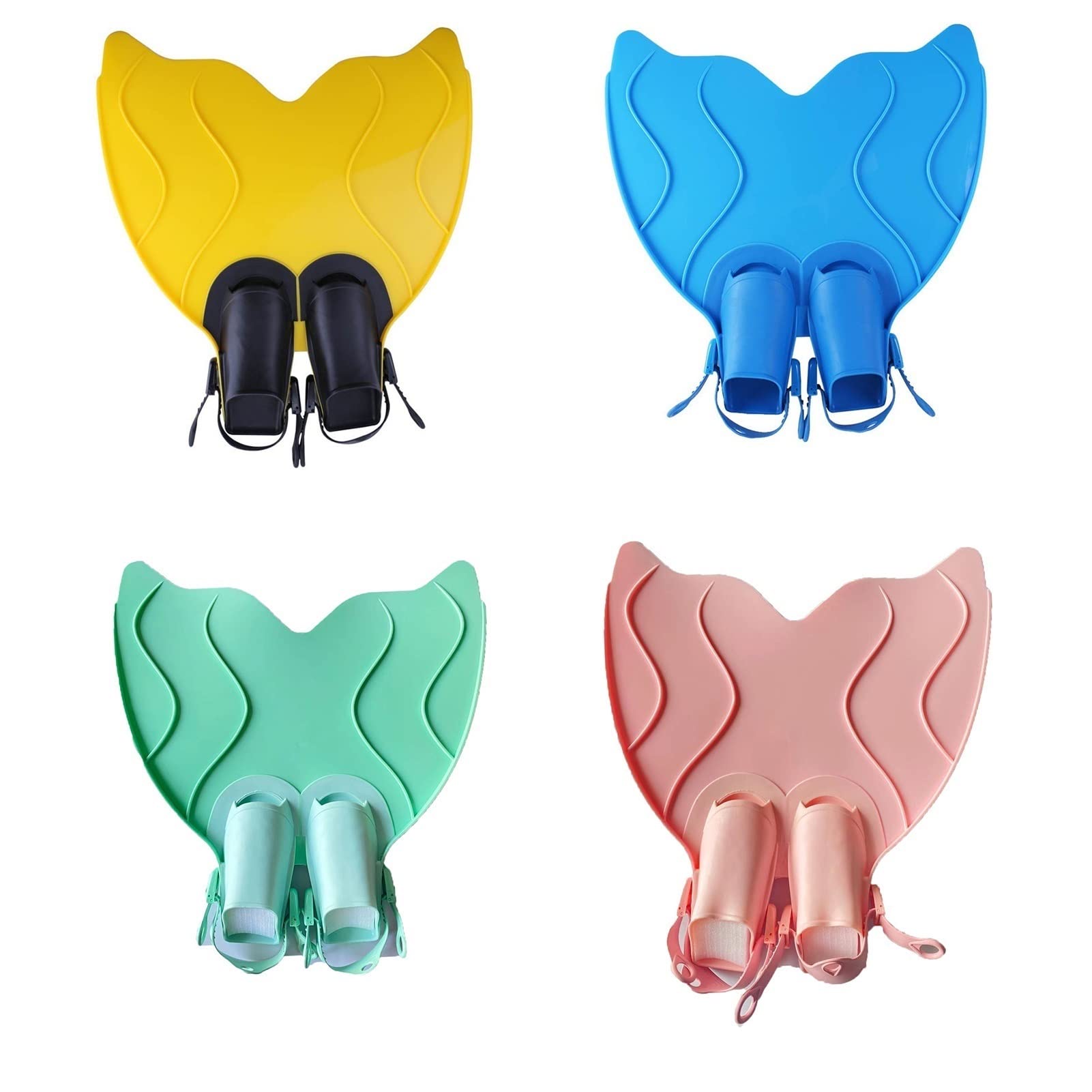 Premium Mermaid Swim Fins for Kids & Adults - Anti-Slip Swimming Flippers, Diving Tail Fins for Women - Ideal for Pool, Beach, Scuba Diving & Underwater Photography