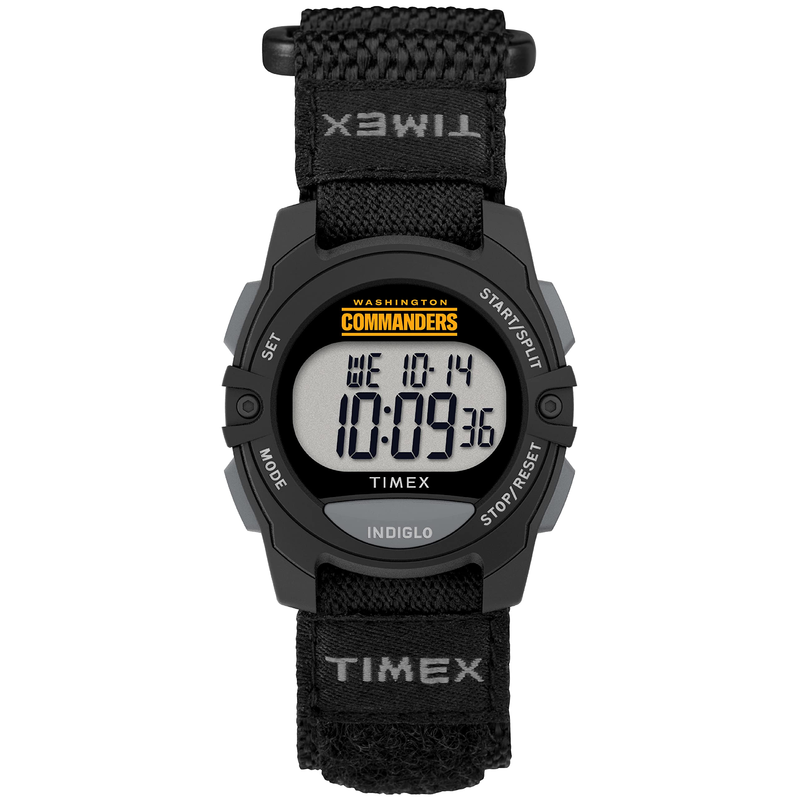 Timex Tribute Unisex NFL Rivalry 33mm Watch – Washington Commanders with Black FastWrap Strap | Officially Licensed Football Watch for Men & Women | Game Day, Sports Fan Gift, Casual Wear