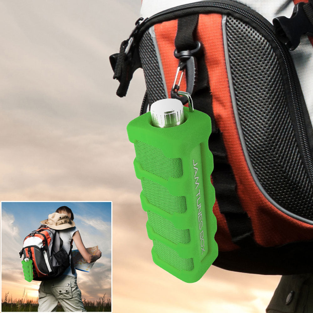Jam Tunes Box - Portable Bluetooth Speaker with Rich Bass, Wireless Music Streaming for Outdoor, Travel, and Home Use